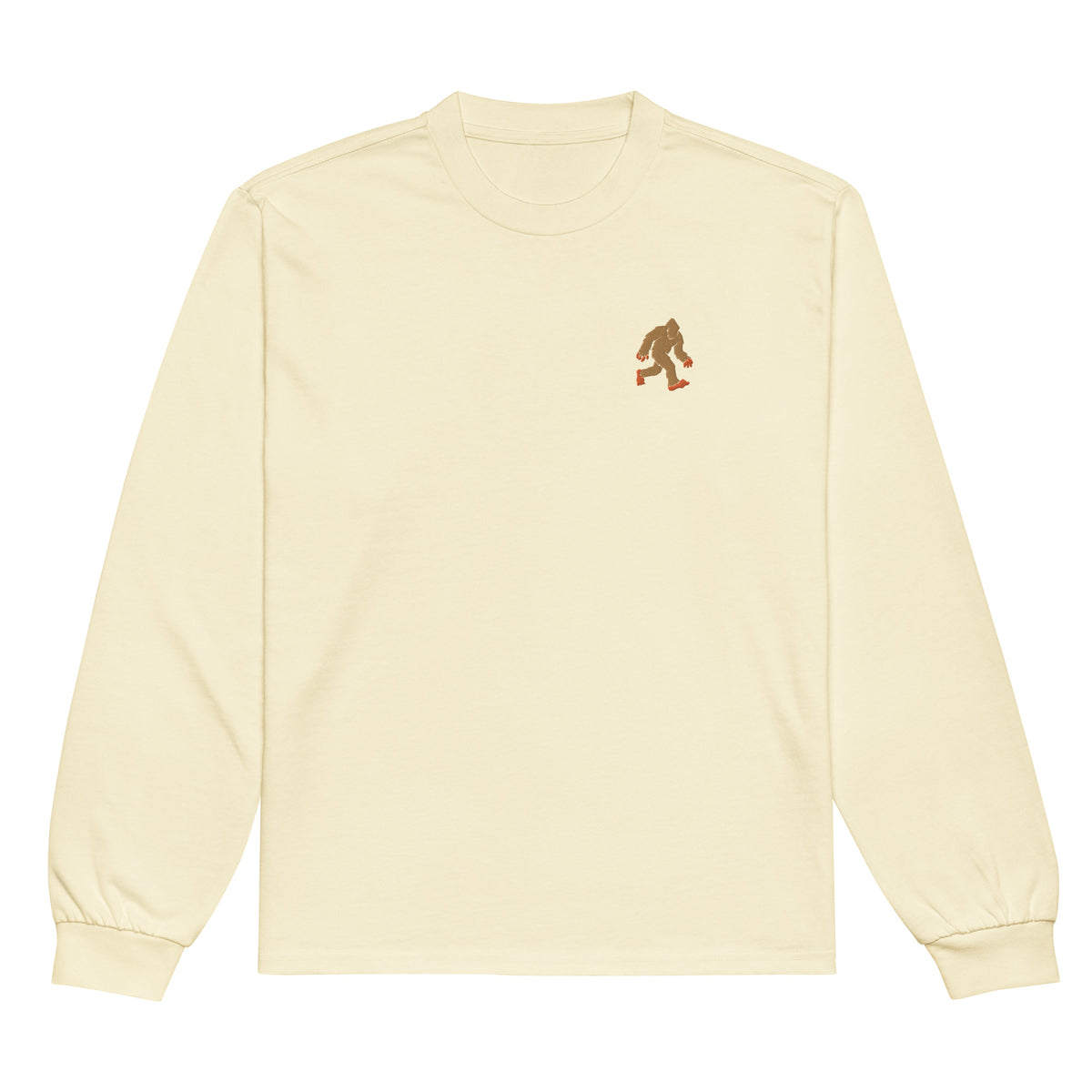 Sasquatch Heavyweight Embroidered Long Sleeve Shirt