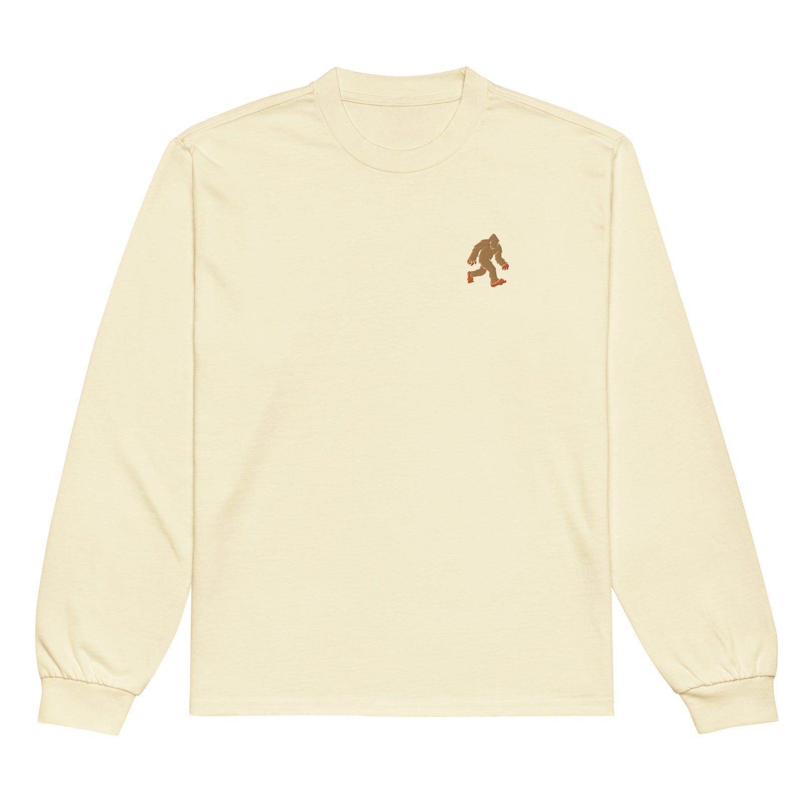 Sasquatch Heavyweight Embroidered Long Sleeve Shirt