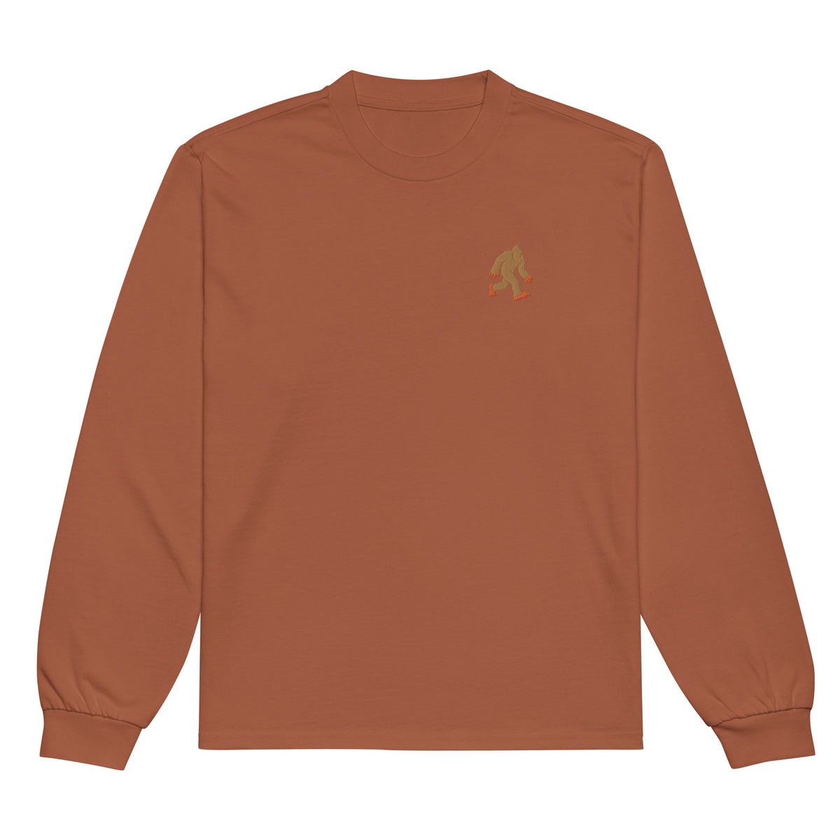 Sasquatch Heavyweight Embroidered Long Sleeve Shirt