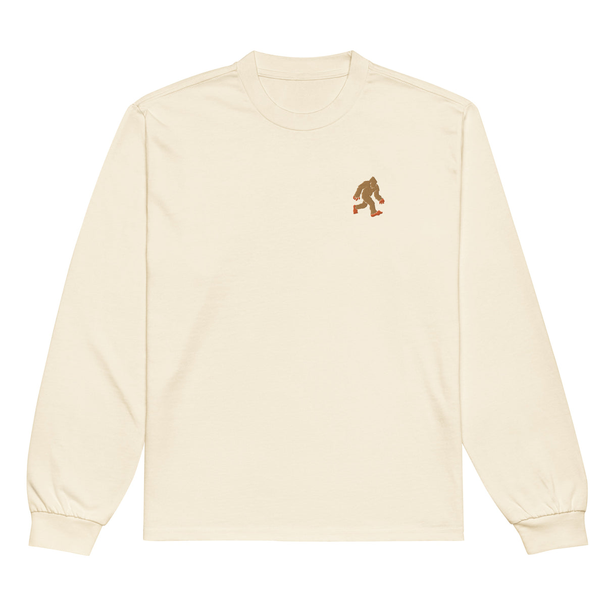 Sasquatch Heavyweight Embroidered Long Sleeve Shirt
