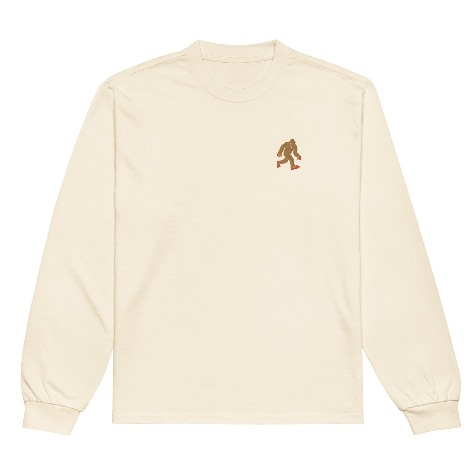Sasquatch Heavyweight Embroidered Long Sleeve Shirt