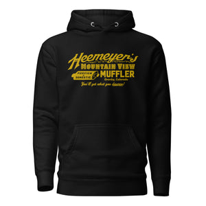 Heemeyer's Mountain View Muffler Deluxe Embroidered Hoodie