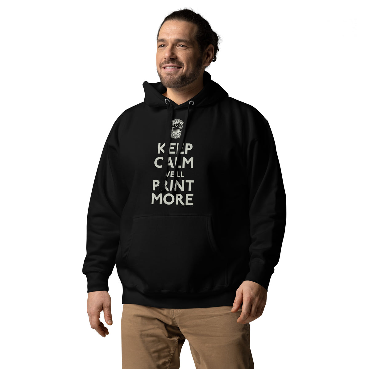 Keep Calm We&#39;ll Print More Federal Reserve Hoodie Sweatshirt