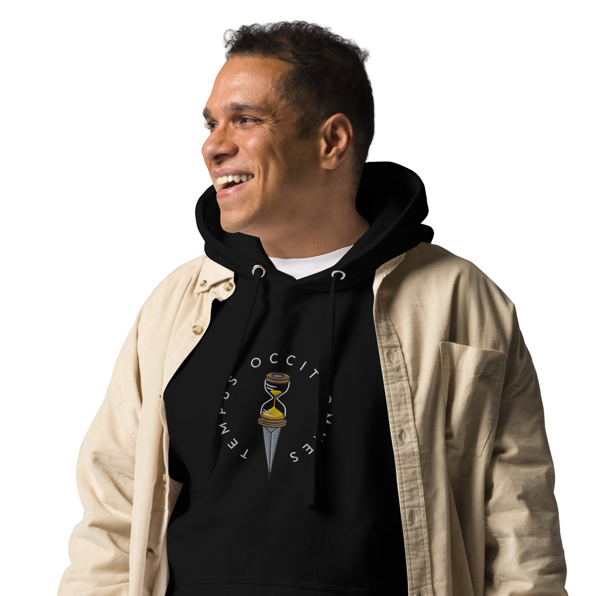 Tempus Occit Omnes Time Kills All Embroidered Hoodie