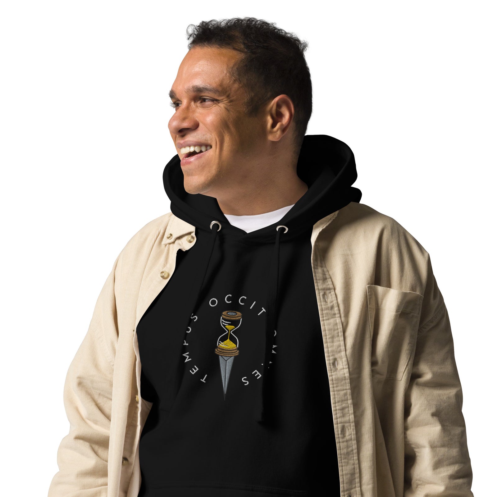 Tempus Occit Omnes Time Kills All Embroidered Hoodie