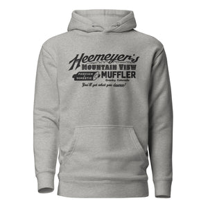 Heemeyer's Mountain View Muffler Deluxe Embroidered Hoodie