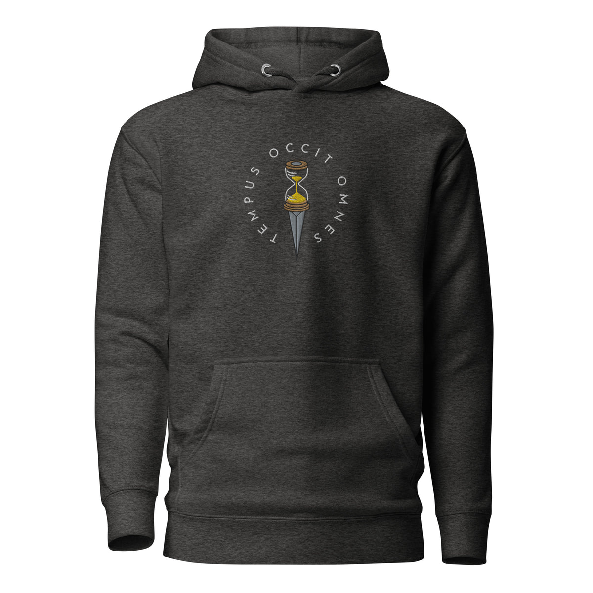Tempus Occit Omnes Time Kills All Embroidered Hoodie