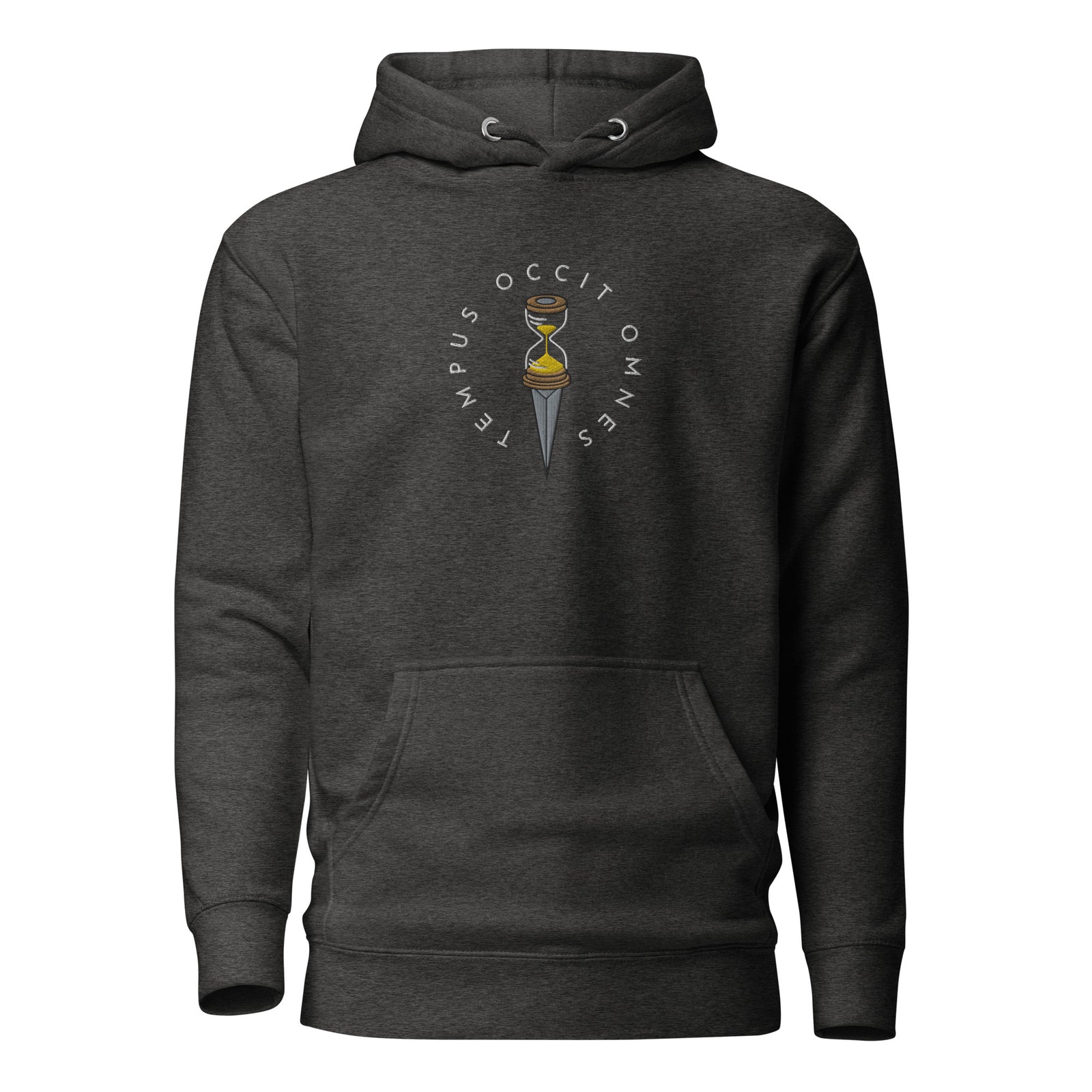 Tempus Occit Omnes Time Kills All Embroidered Hoodie