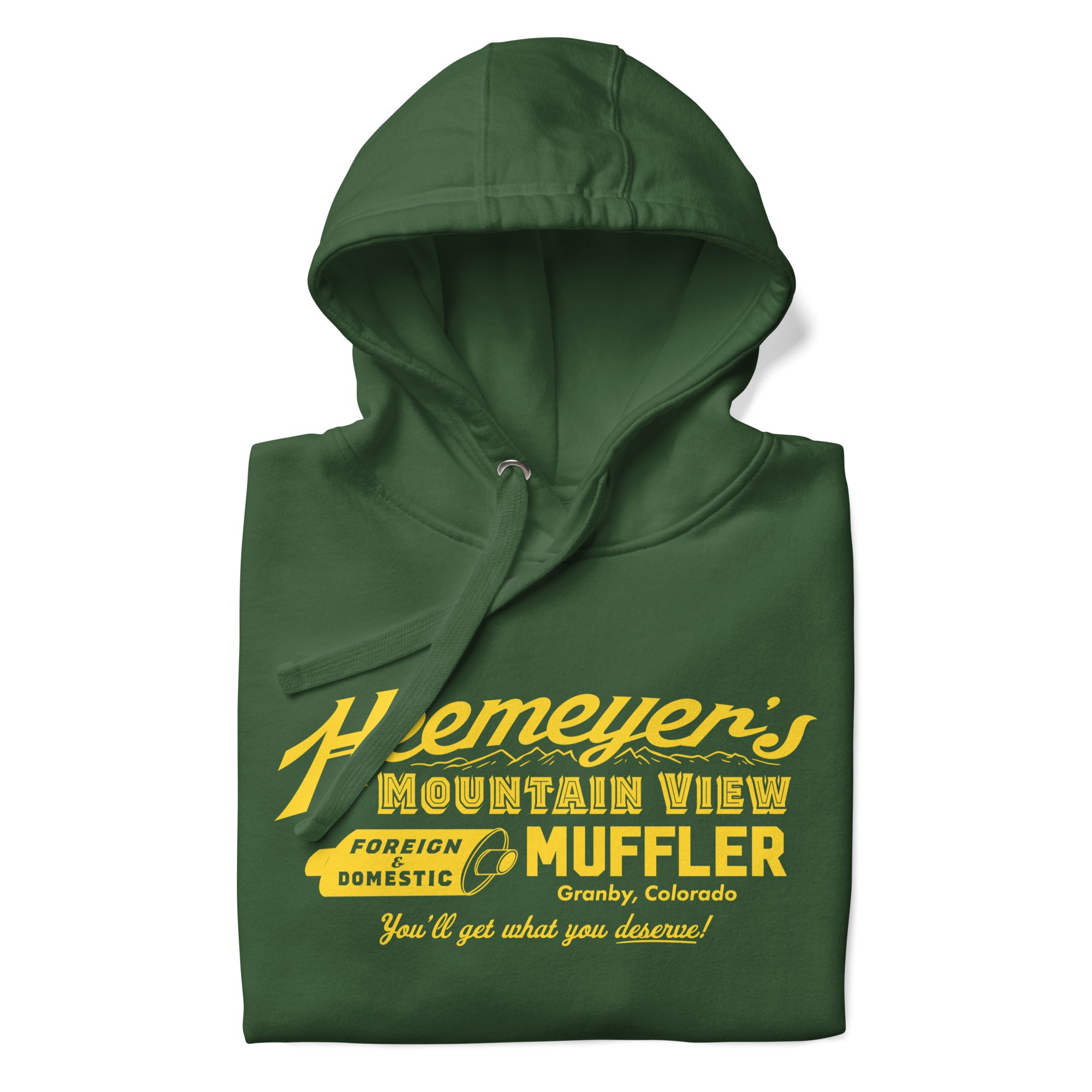 Heemeyer’s Mountain View Muffler Hoodie - Liberty Maniacs