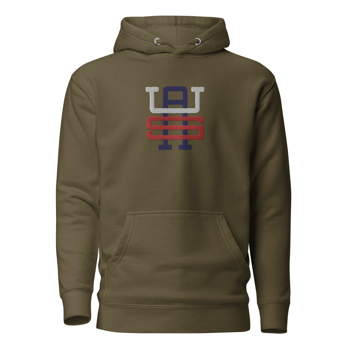 USA Monogram Embroidered Unisex Hoodie