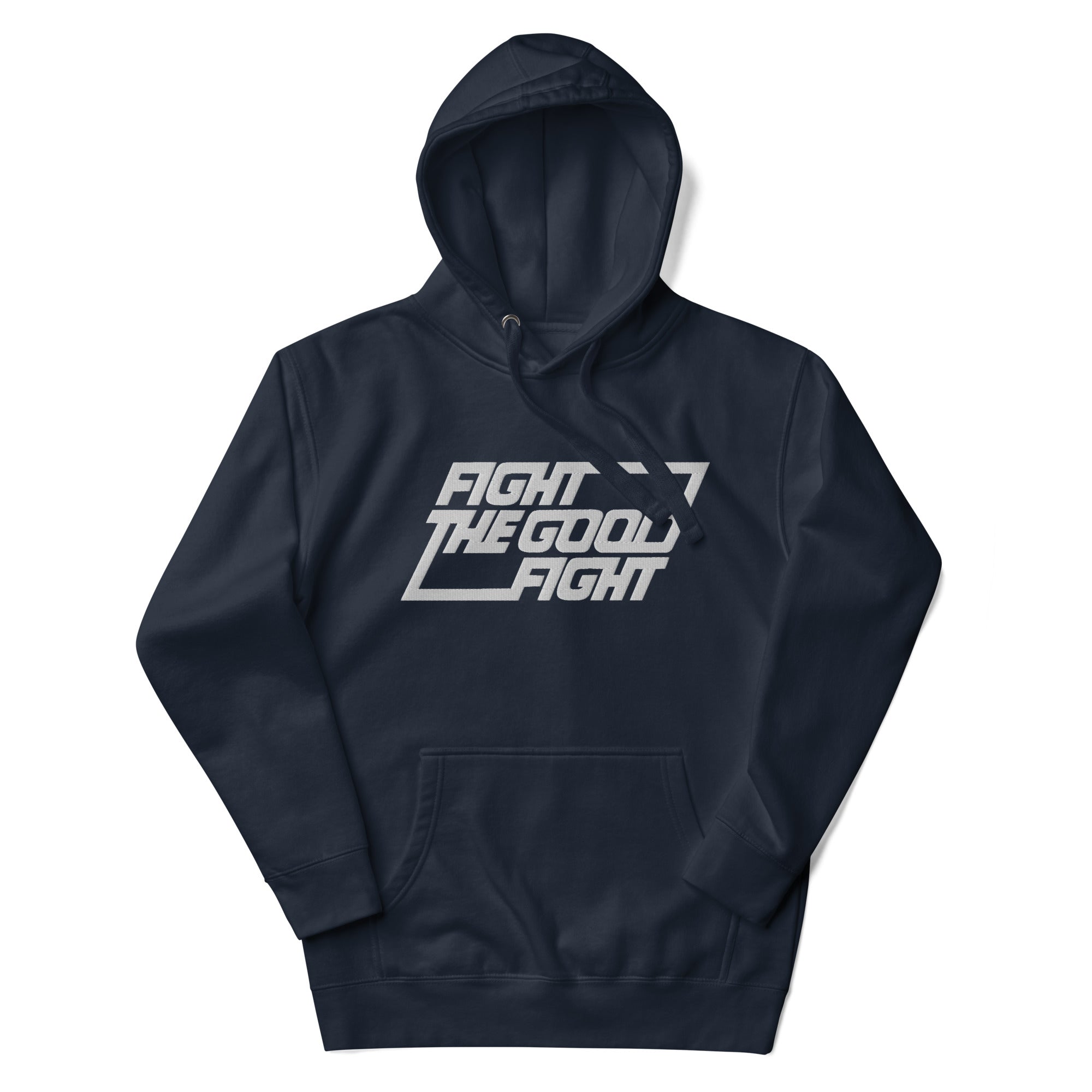 Fight the Good Fight Embroidered Hoodie