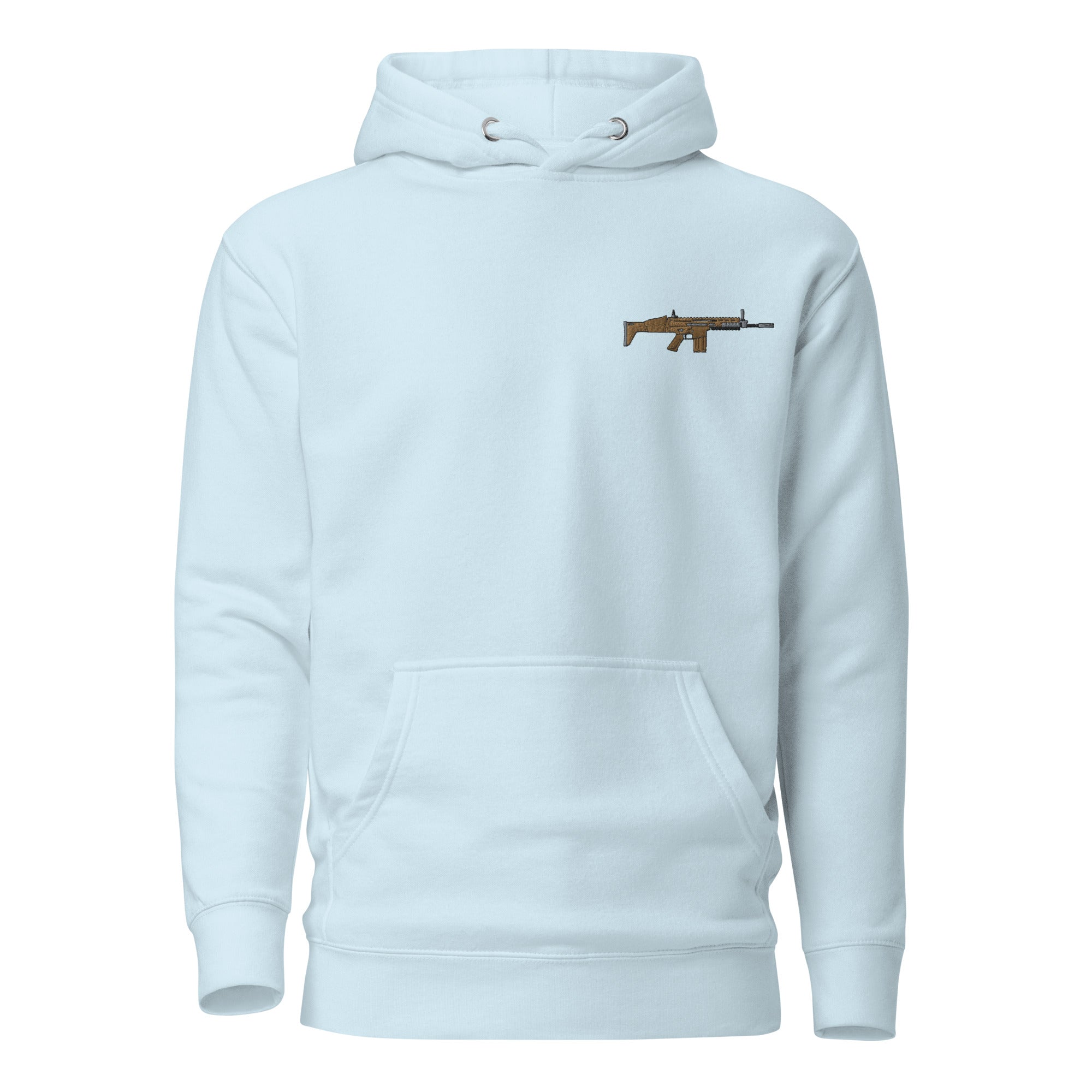 SCAR Embroidered Rifle Unisex Hoodie