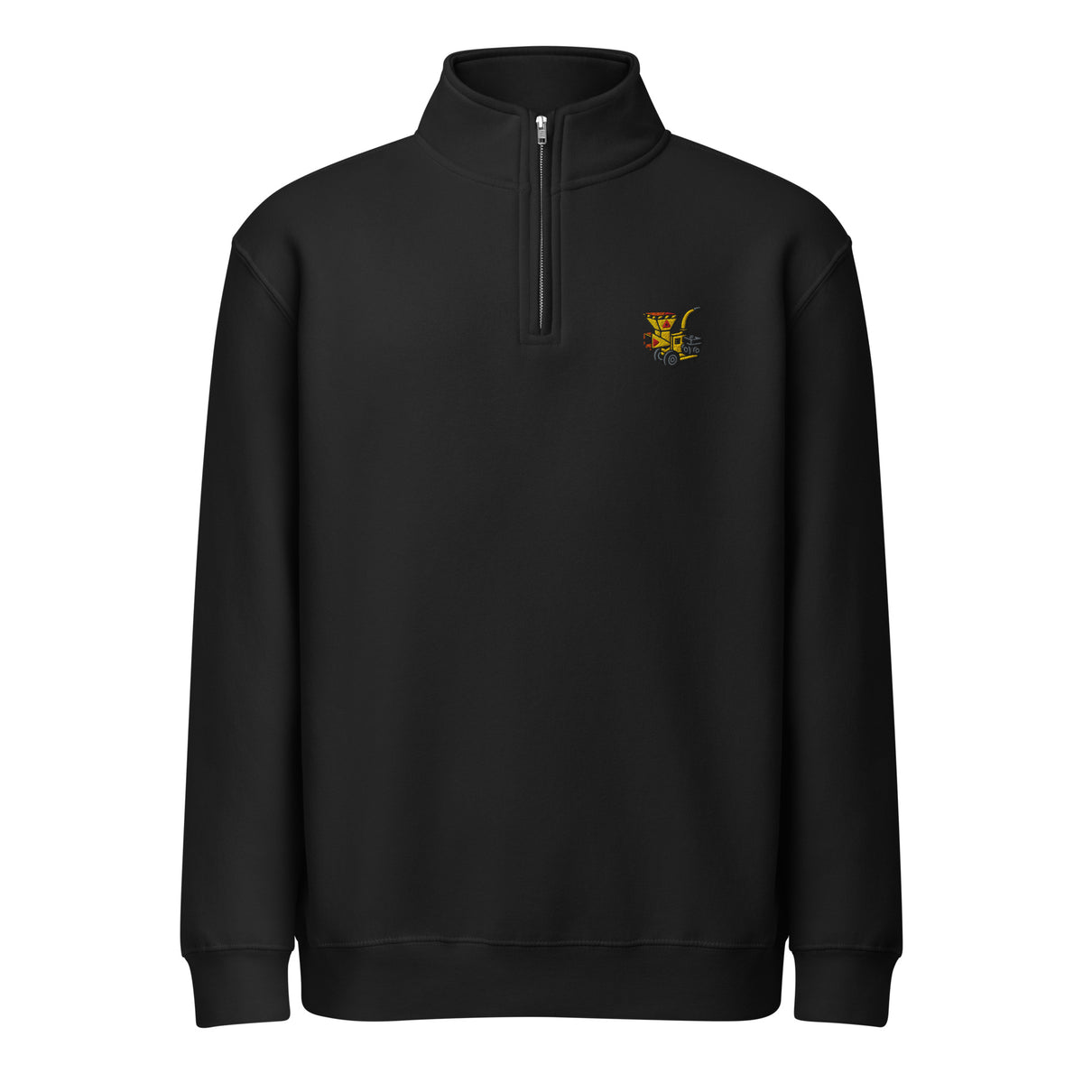 Woodchipper 1/4 Zip Pullover Embroidered Sweatshirt