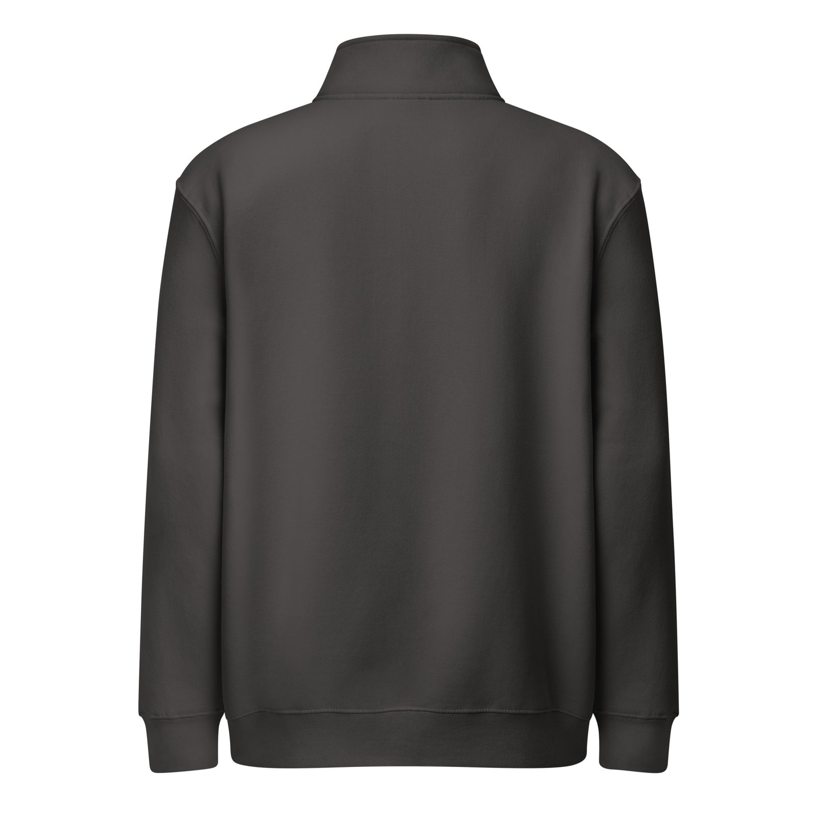 Dark gray sweatshirt on a white background