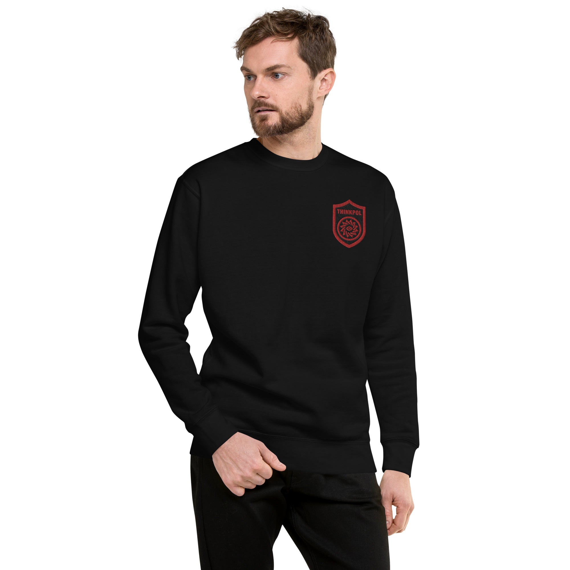 Thought Police Embroidered Sweatshirt