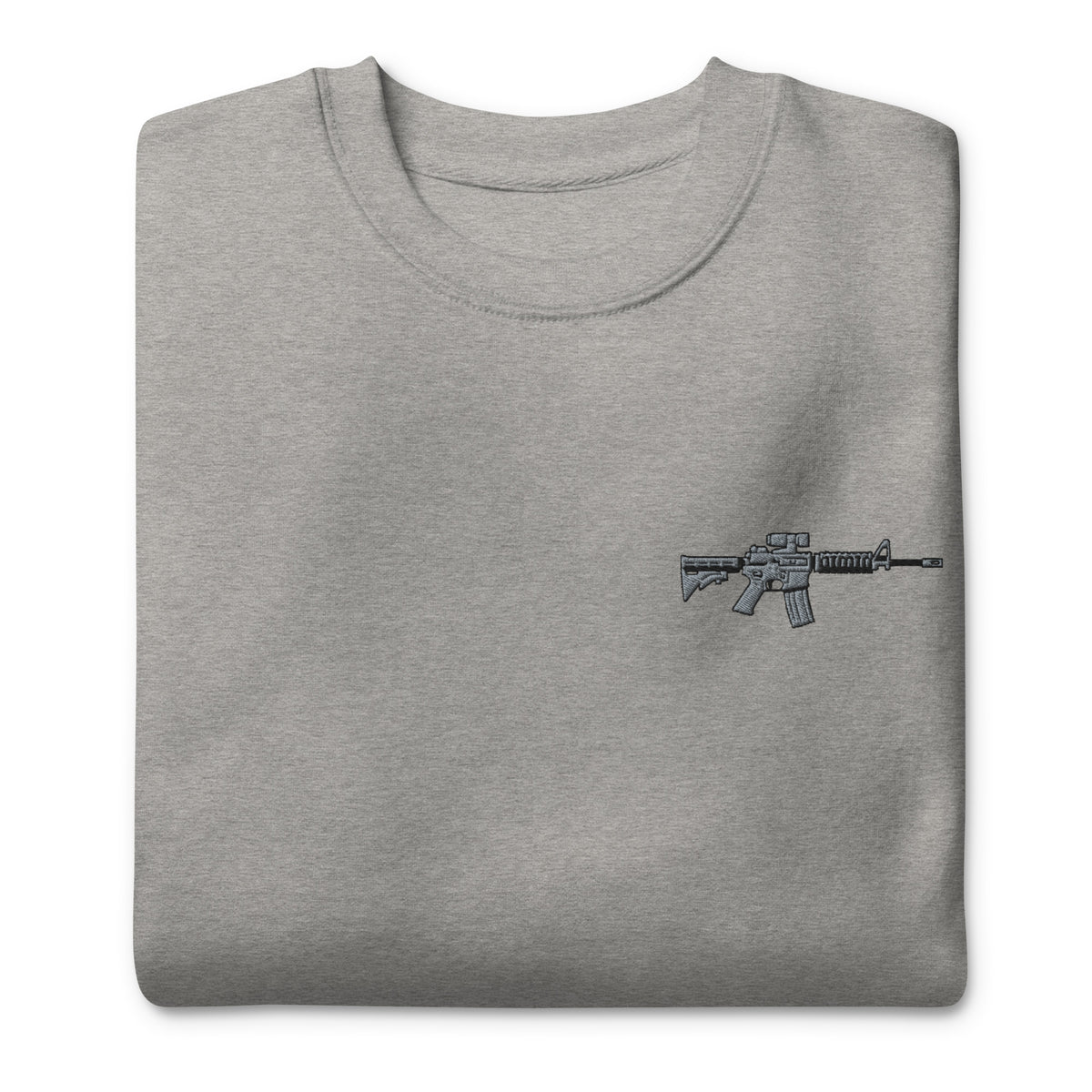AR-15 Embroidered Crewneck Sweatshirt