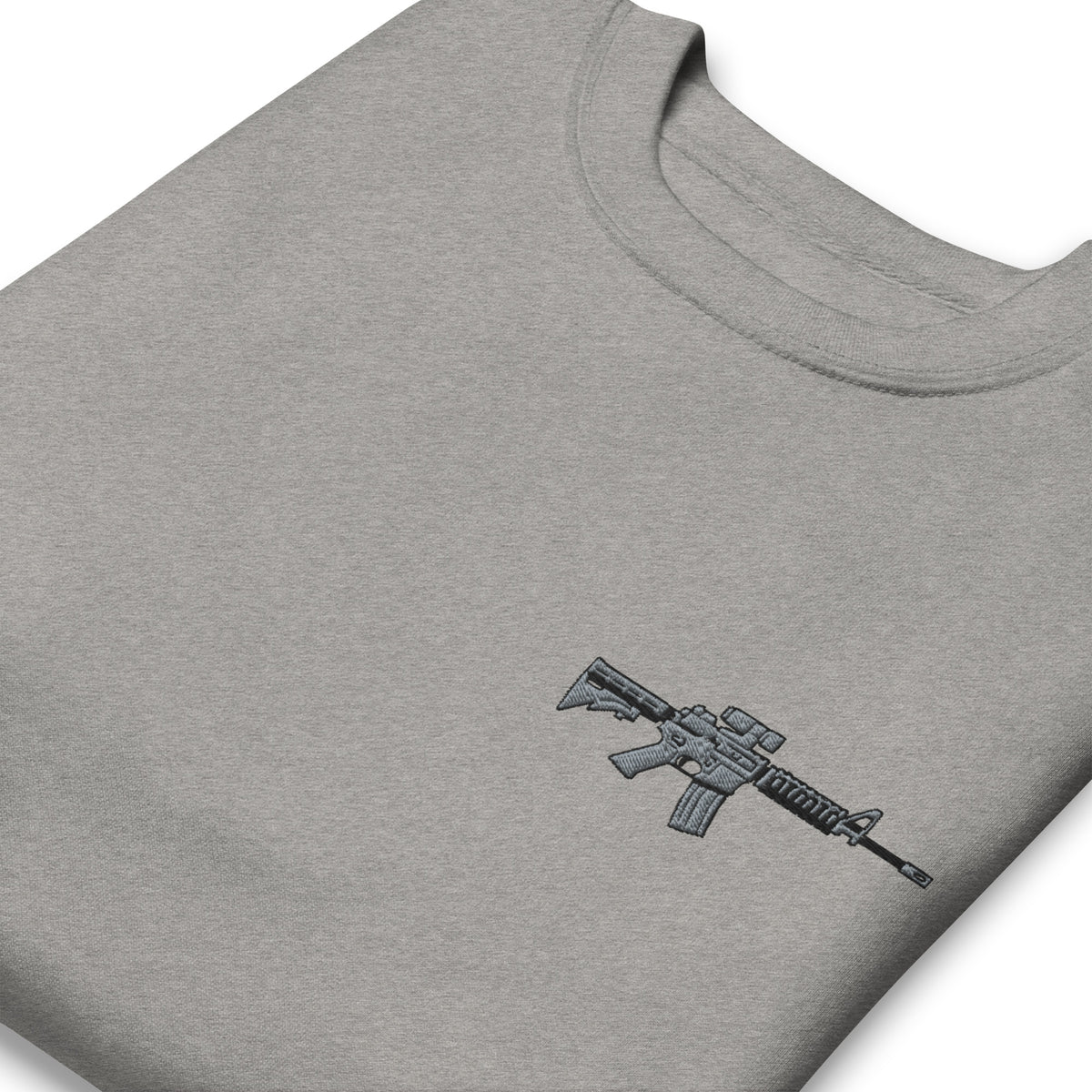 AR-15 Embroidered Crewneck Sweatshirt