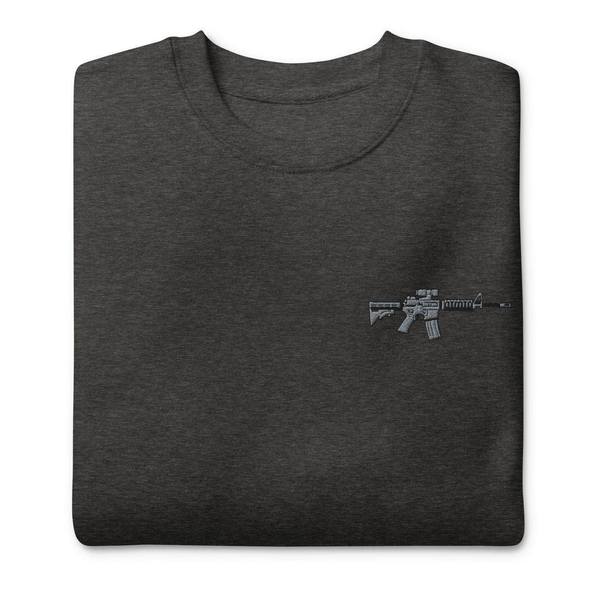 AR-15 Embroidered Crewneck Sweatshirt