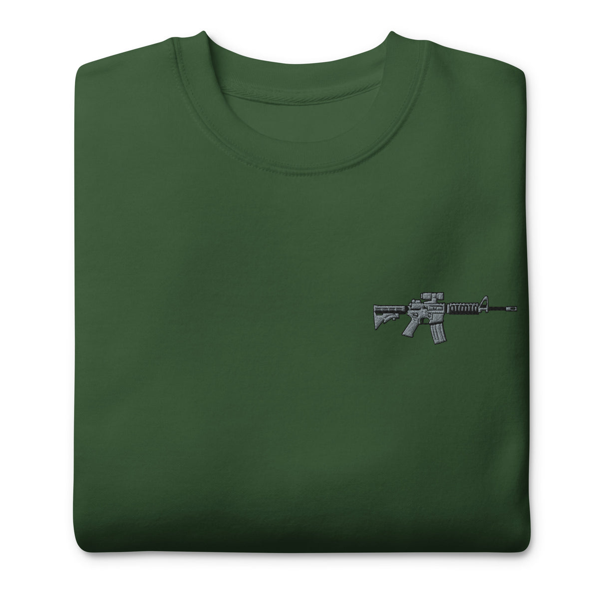 AR-15 Embroidered Crewneck Sweatshirt
