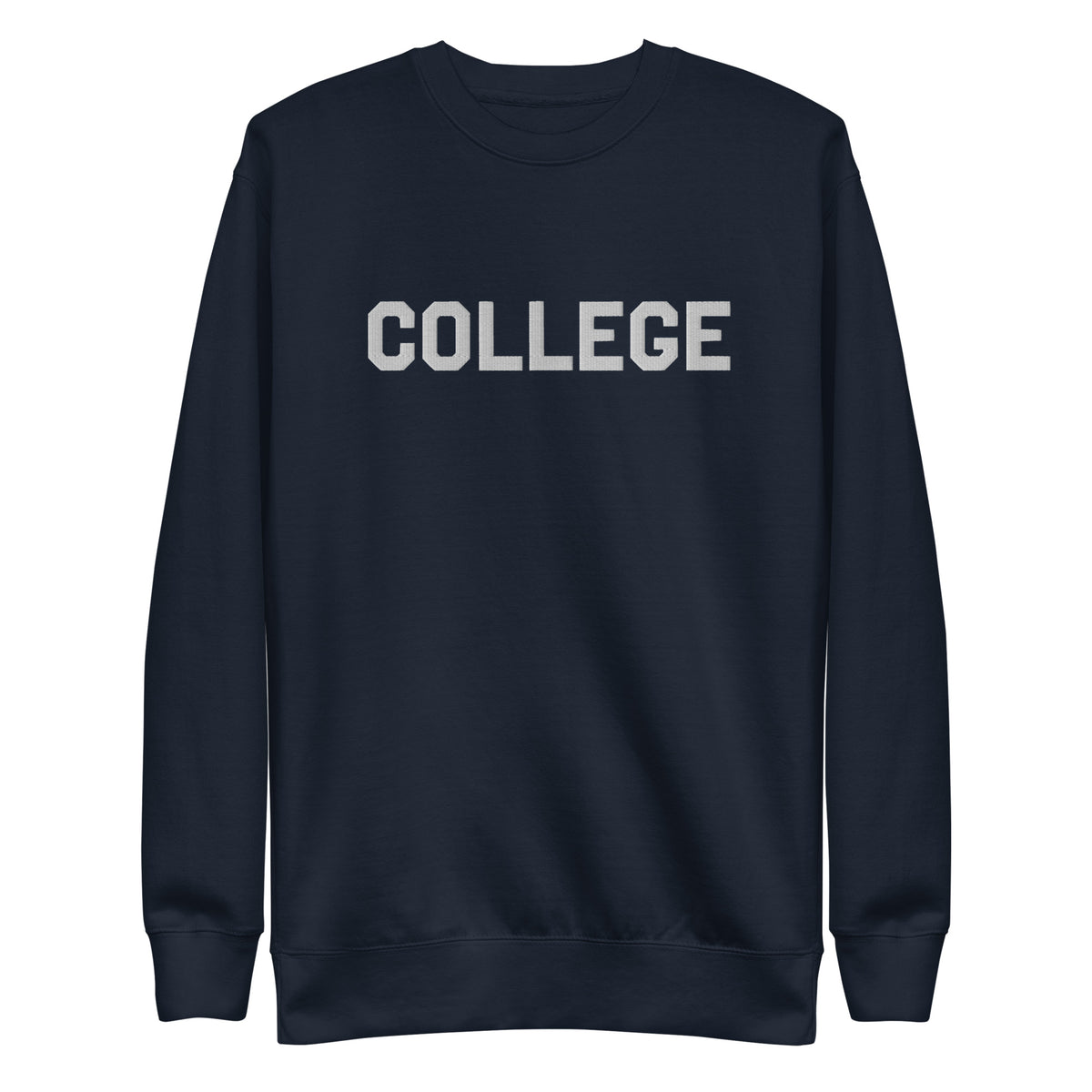 Blue 2025 college sweatshirt