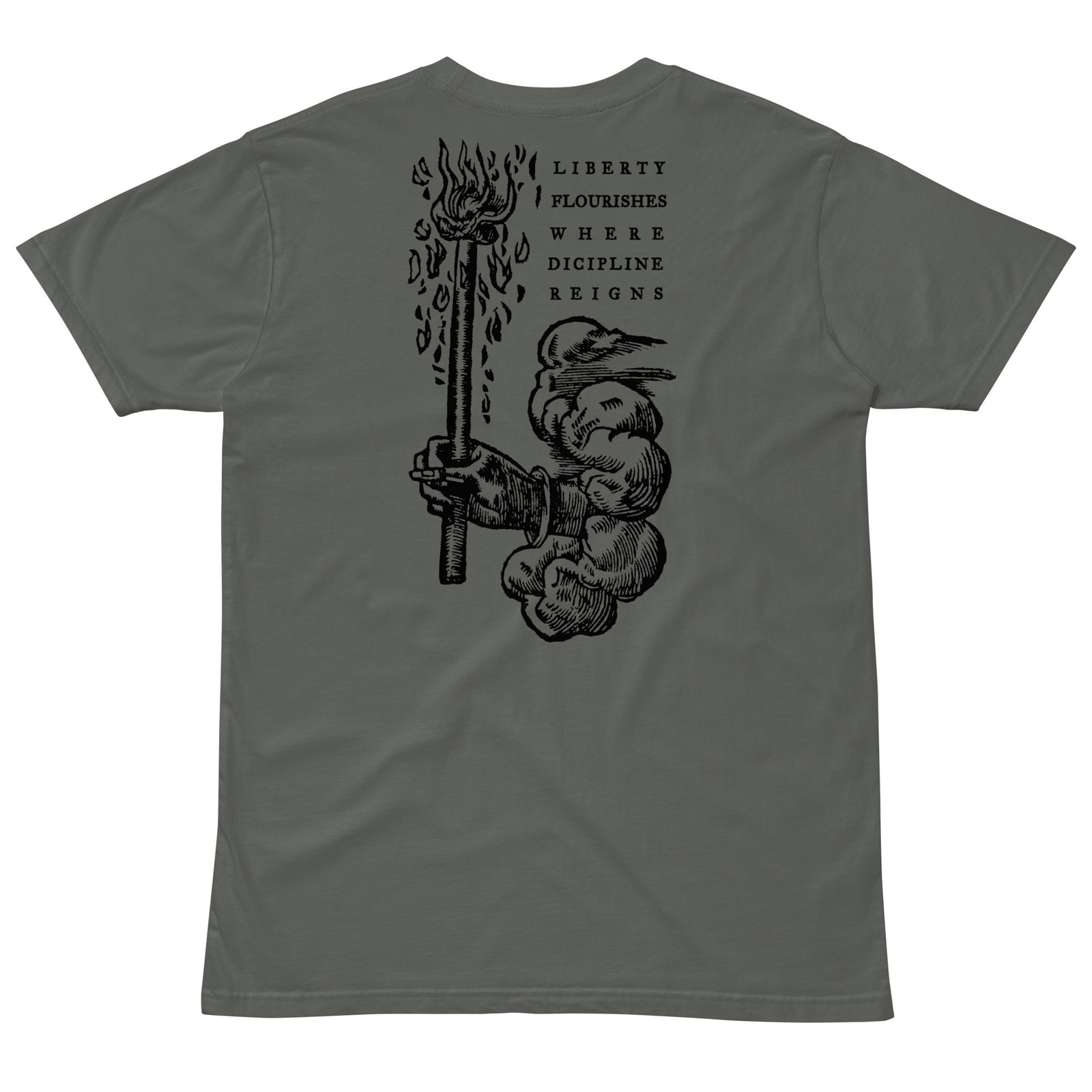 Where Discipline Reigns Liberty Flourishes Graphic T-Shirt