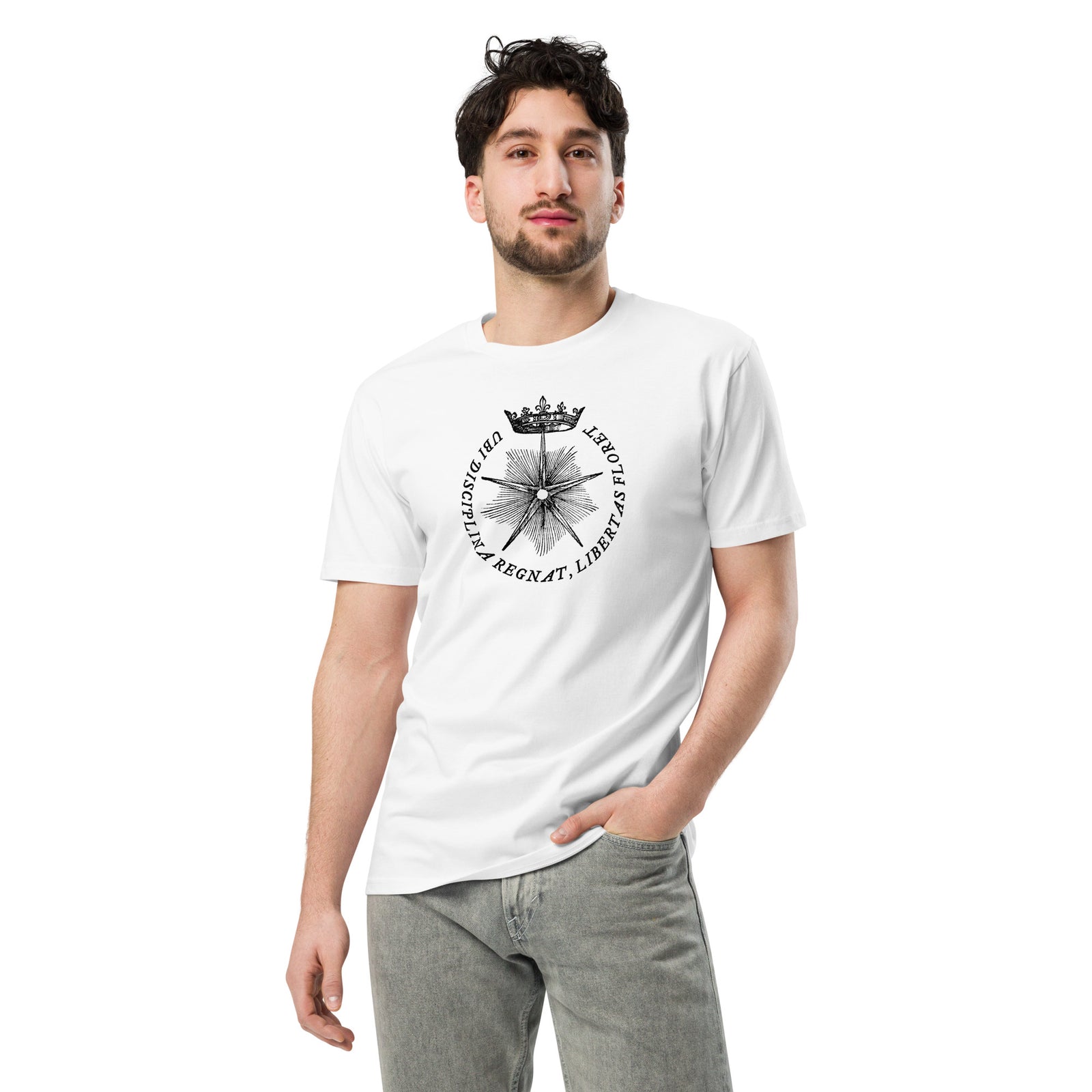 Where Discipline Reigns Liberty Flourishes Graphic T-Shirt