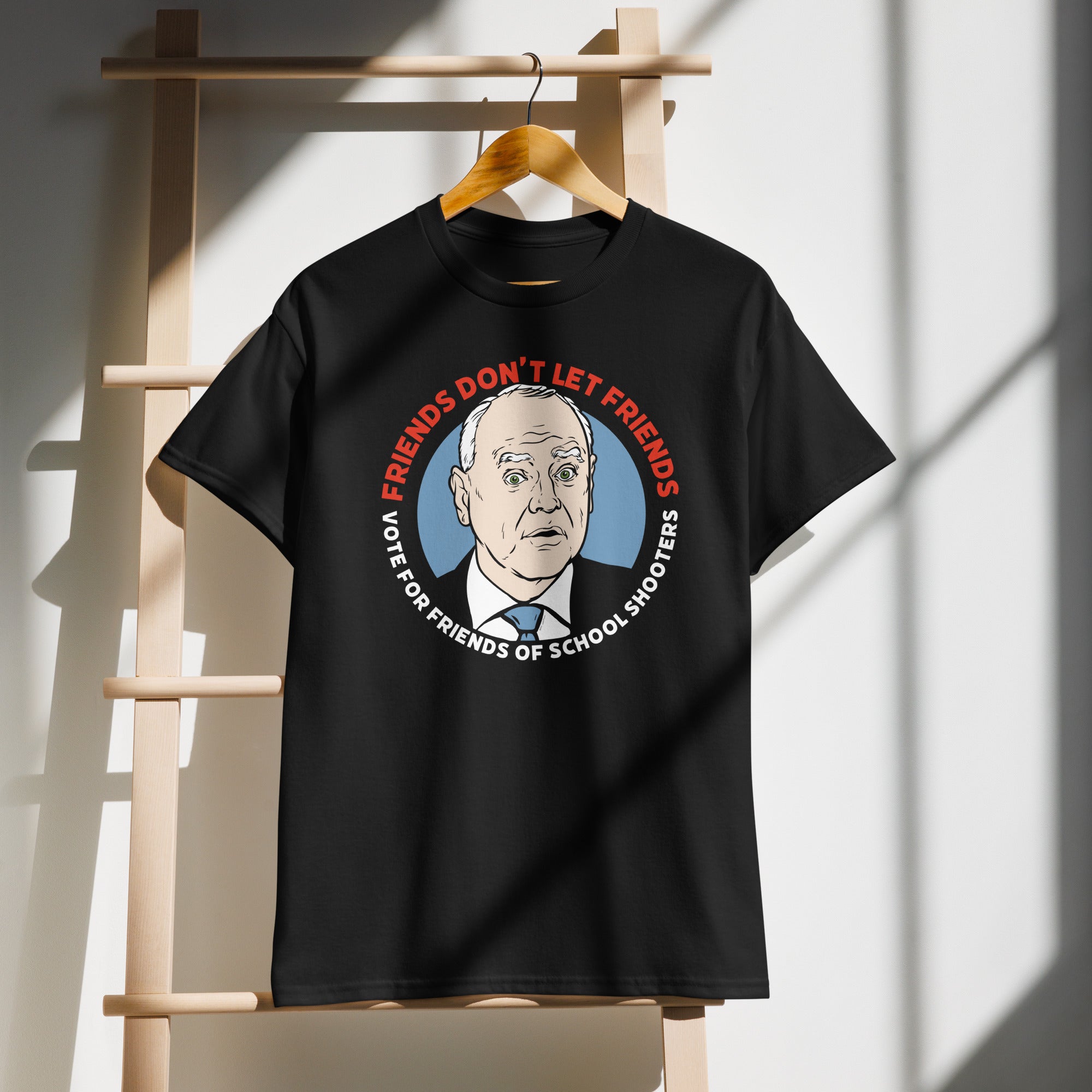 Tim Walz Friends Don't Let Friends Vote For Friends of School Shooters DryBlend® T-Shirt