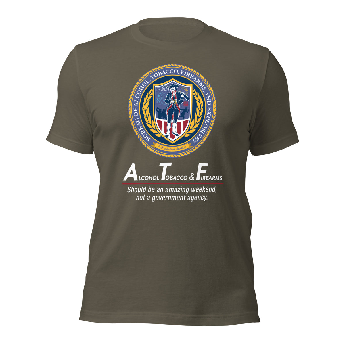 Alcohol Tobacco and Firearms Amazing Weekend t-Shirt