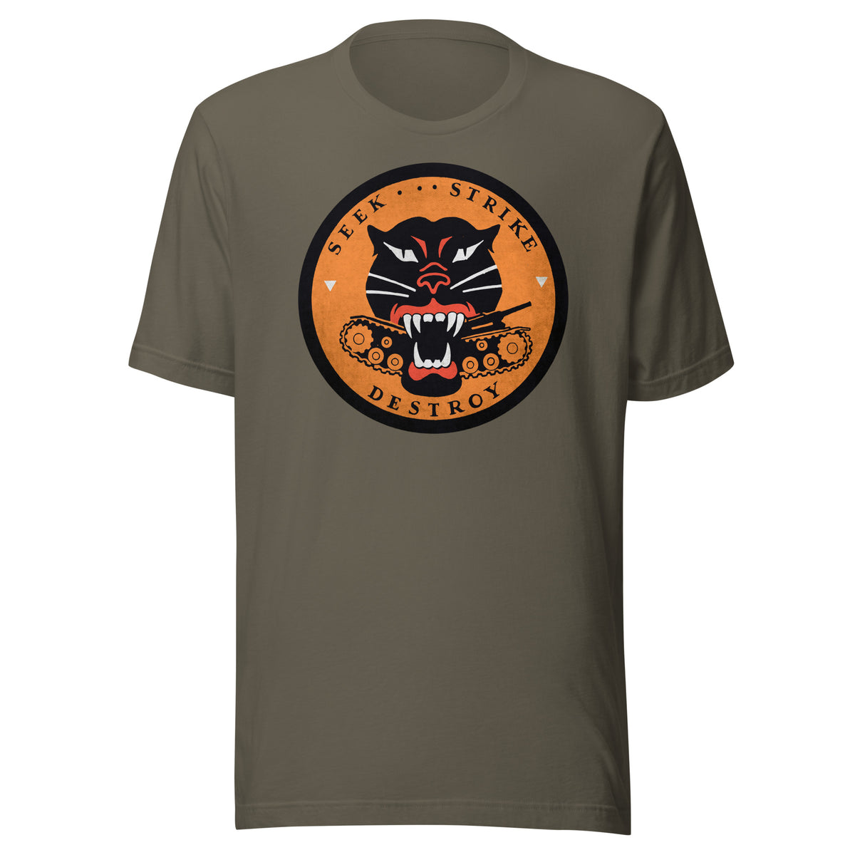 Seek Strike Destroy WW2 Tank Destroyer Graphic T-Shirt