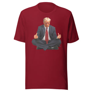 Trump Mugshot Zen Meditation T-Shirt