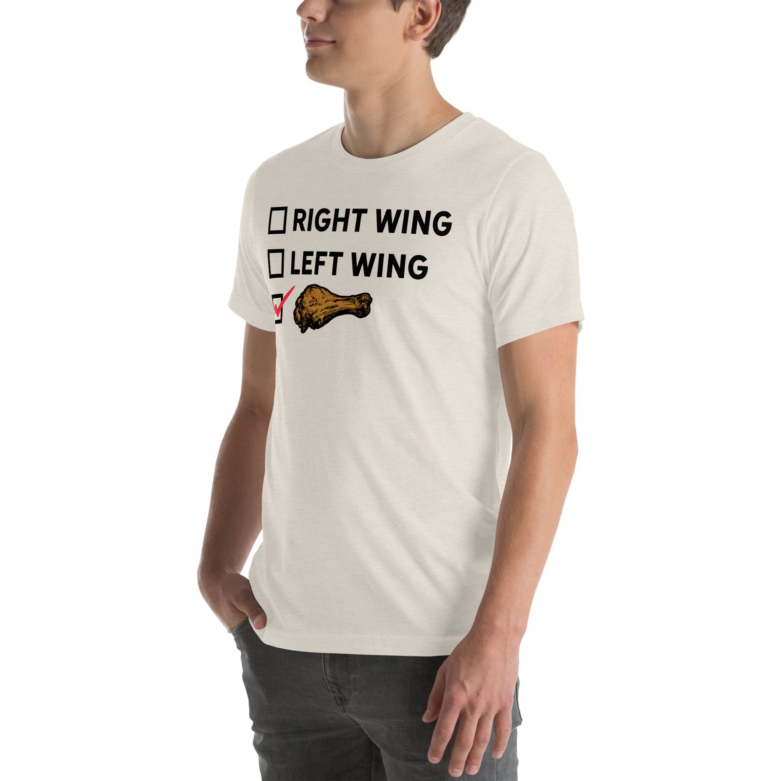 Right Wing, Left Wing, Chicken Wing Voter T-Shirt