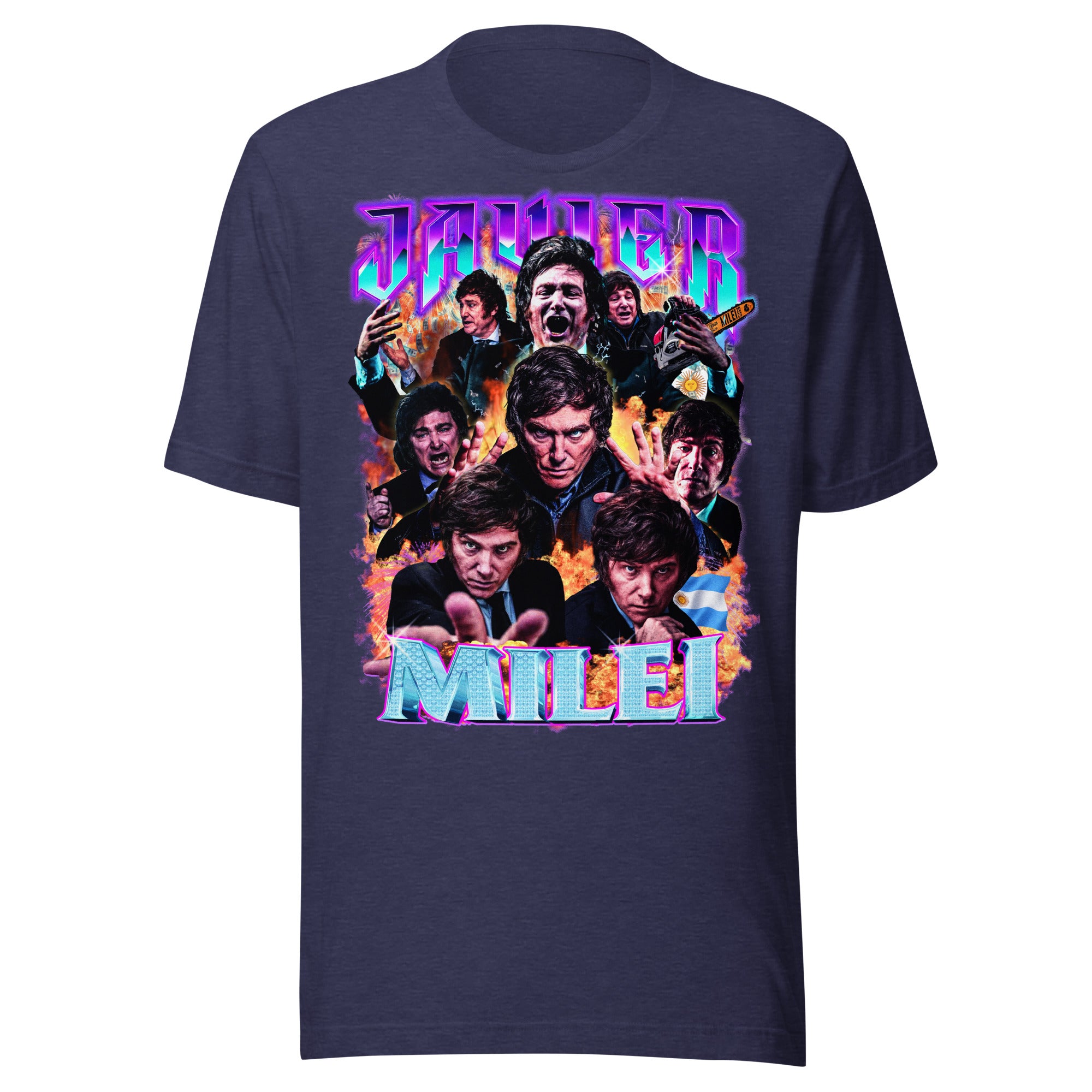 Javier Milei 90s Bootleg Graphic T-Shirt