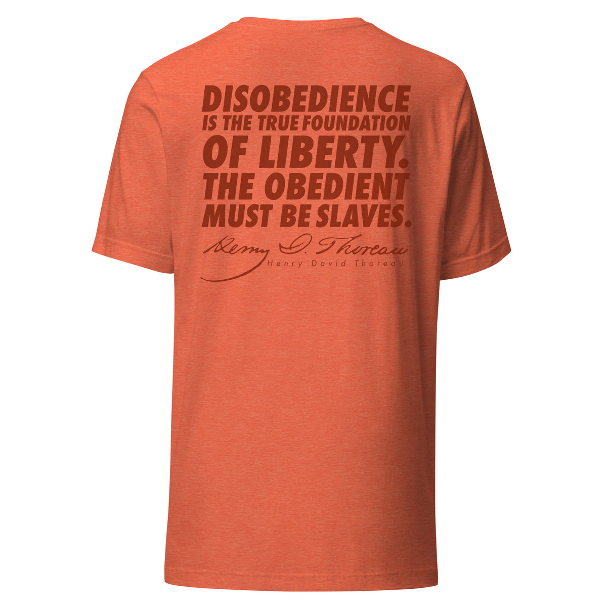 Henry David Thoreau Disobey Men&#39;s T-Shirt