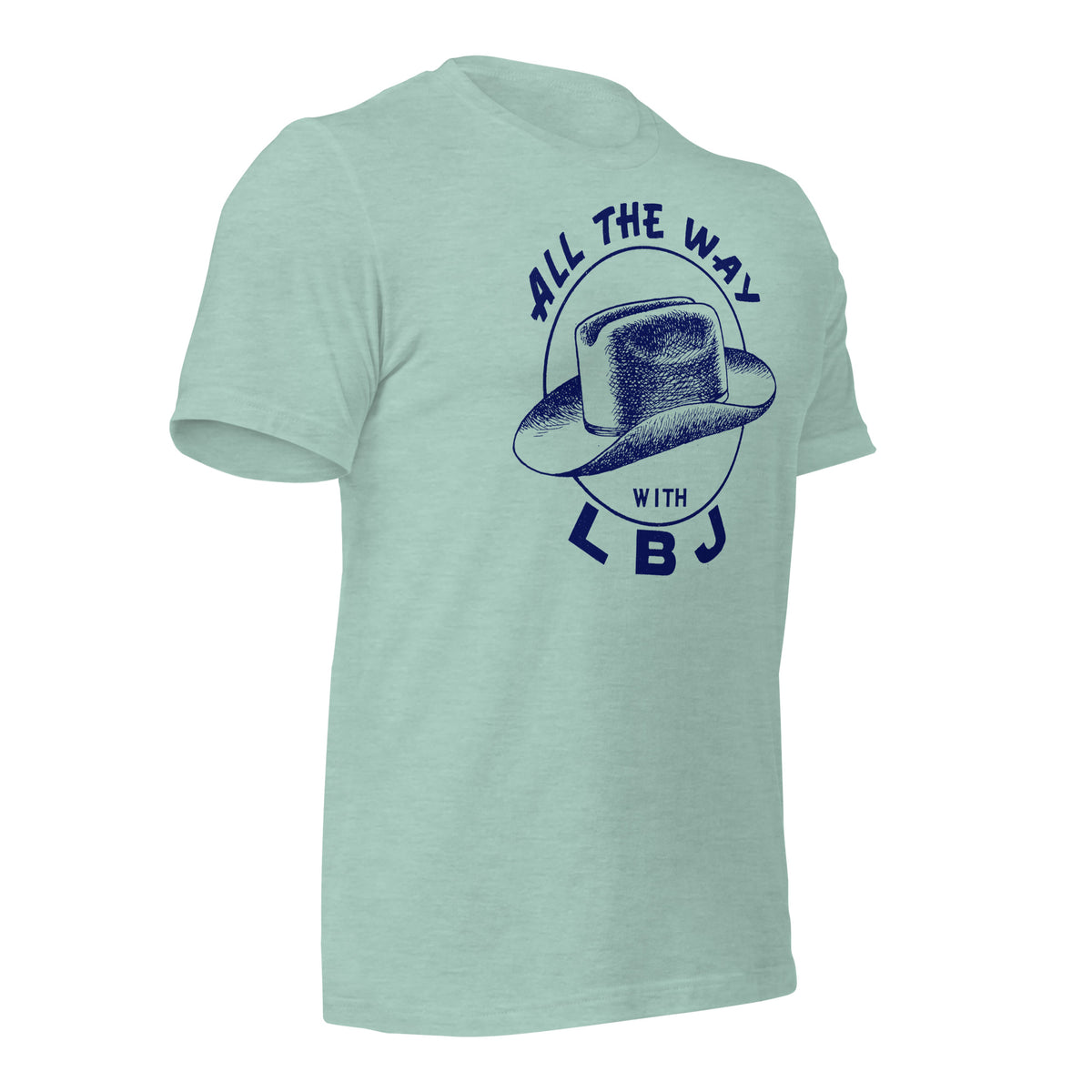 All the Way with LBJ 1964 Reproduction Campaign Short-Sleeve Unisex T-Shirt