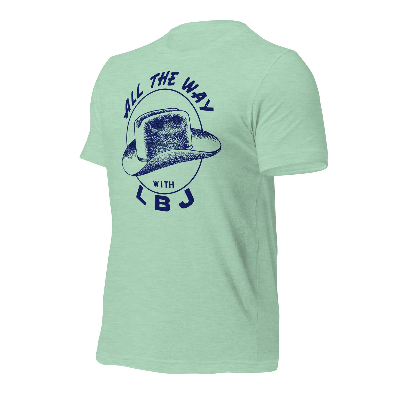 All the Way with LBJ 1964 Reproduction Campaign Short-Sleeve Unisex T-Shirt