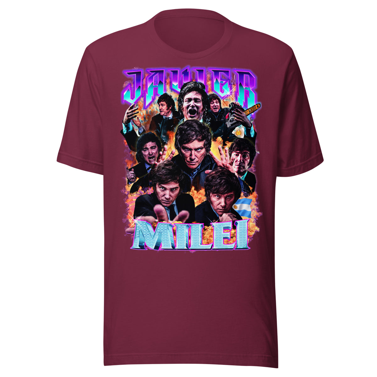 Javier Milei 90s Bootleg Graphic T-Shirt