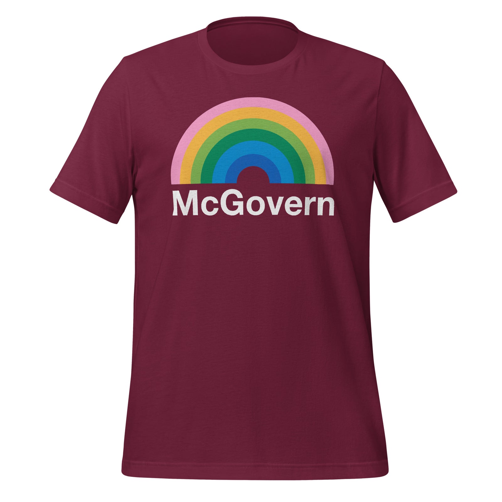George McGovern Rainbow 1972 Retro Campaign T-Shirt