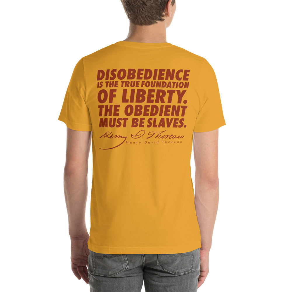 Henry David Thoreau Disobey Men&#39;s T-Shirt