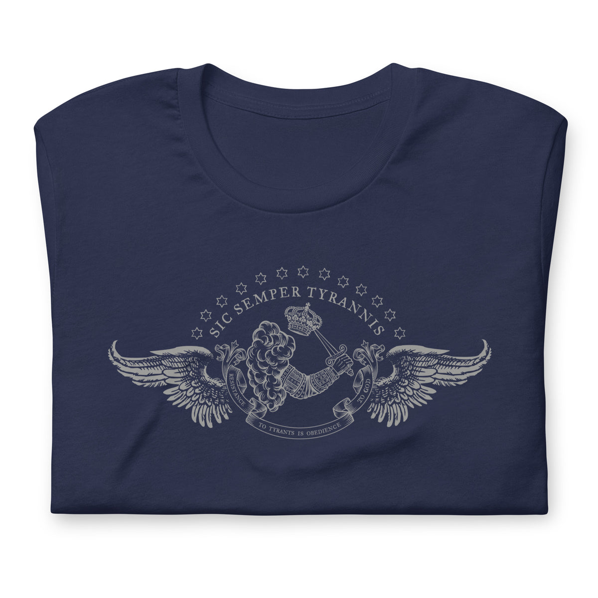 Resistance to Tyrants Gostelowe Battle Flag Men&#39;s Tee