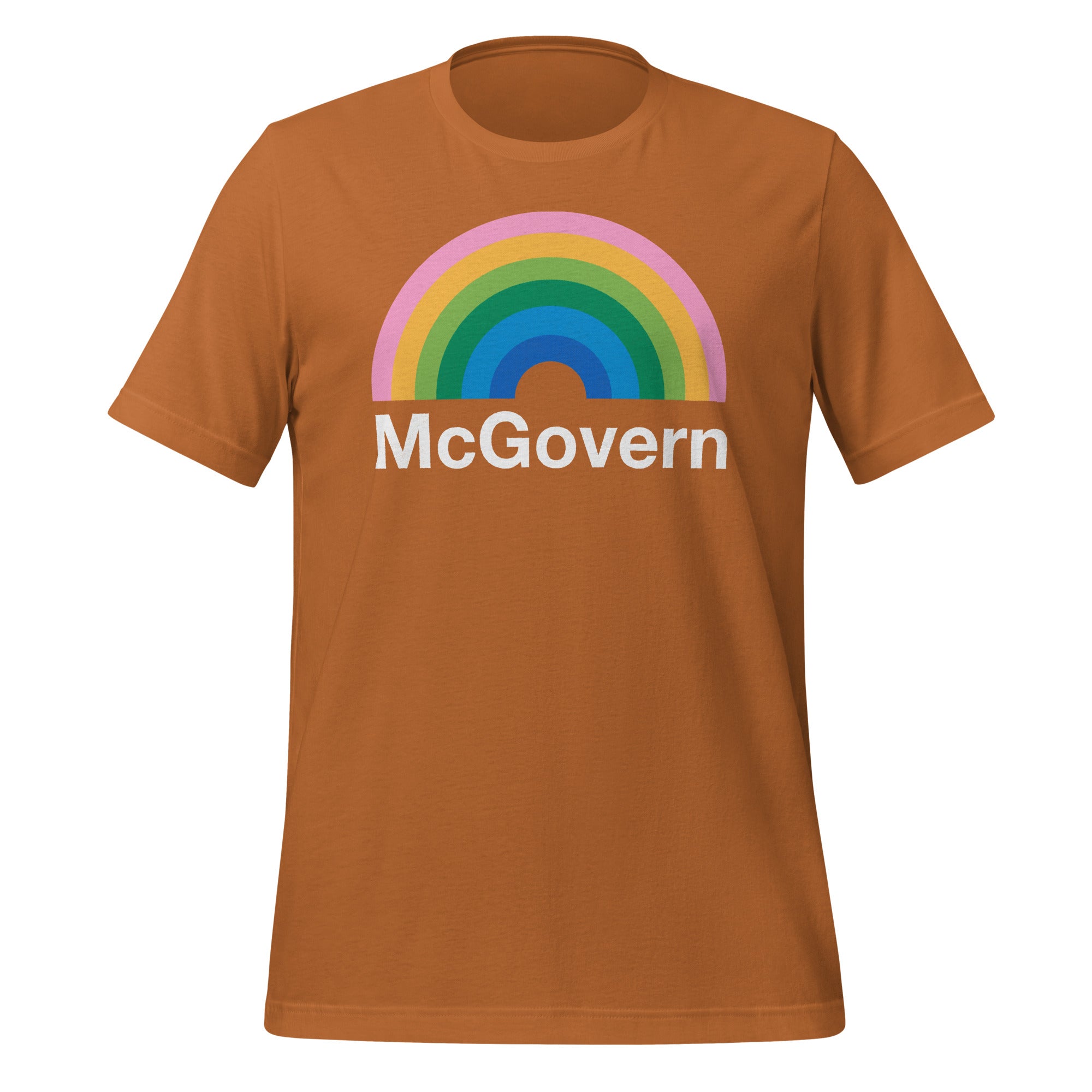 George McGovern Rainbow 1972 Retro Campaign T-Shirt