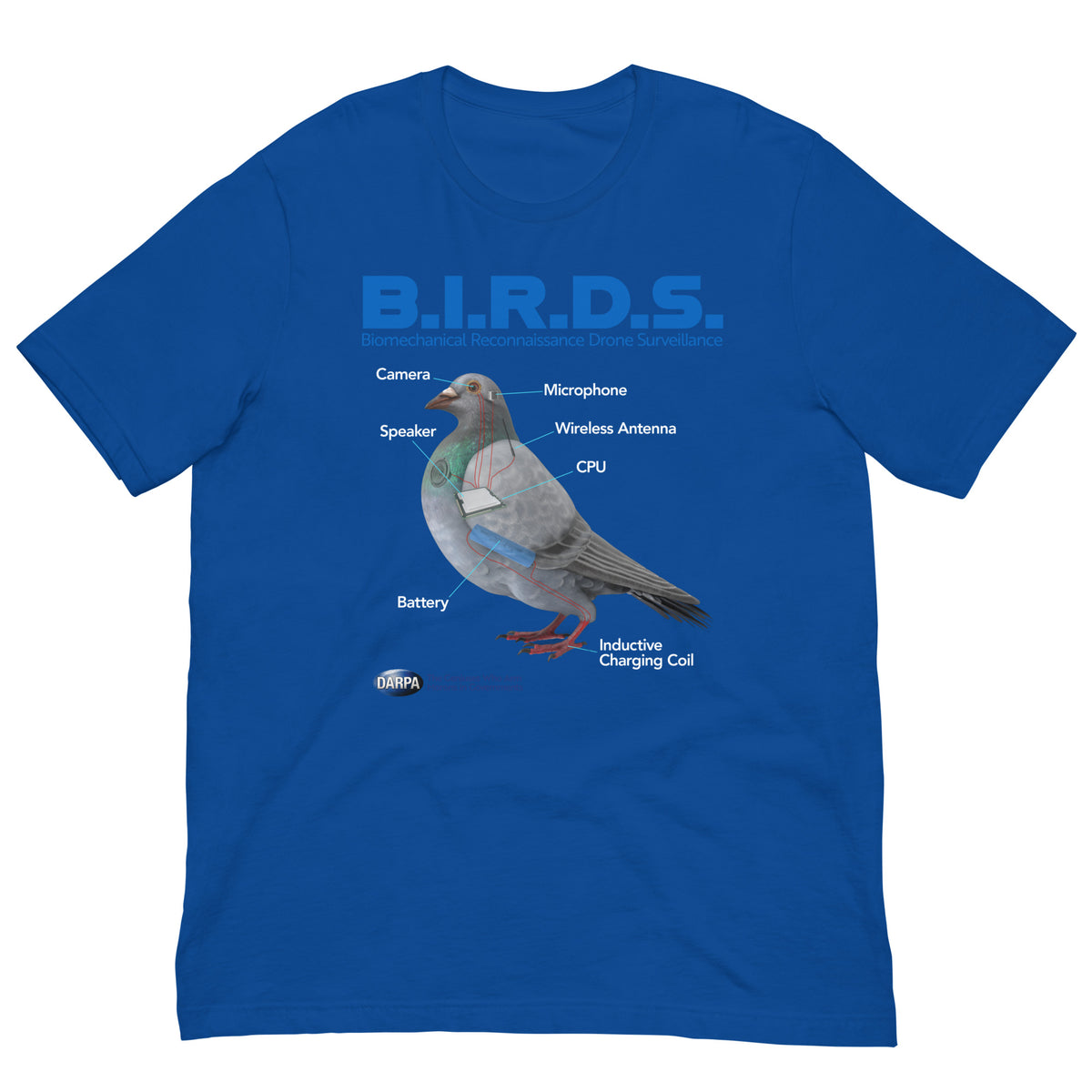 B.I.R.D.S. Biomechanical Reconnaissance Drone Surveillance T-Shirt