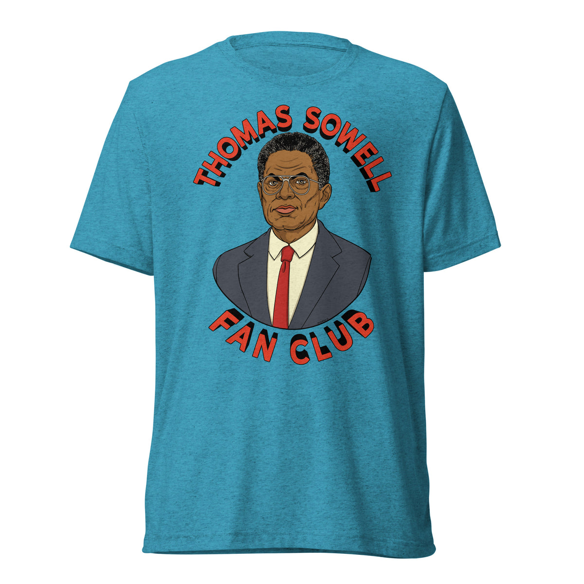 Thomas Sowell Fan Club Tri-Blend Track Shirt