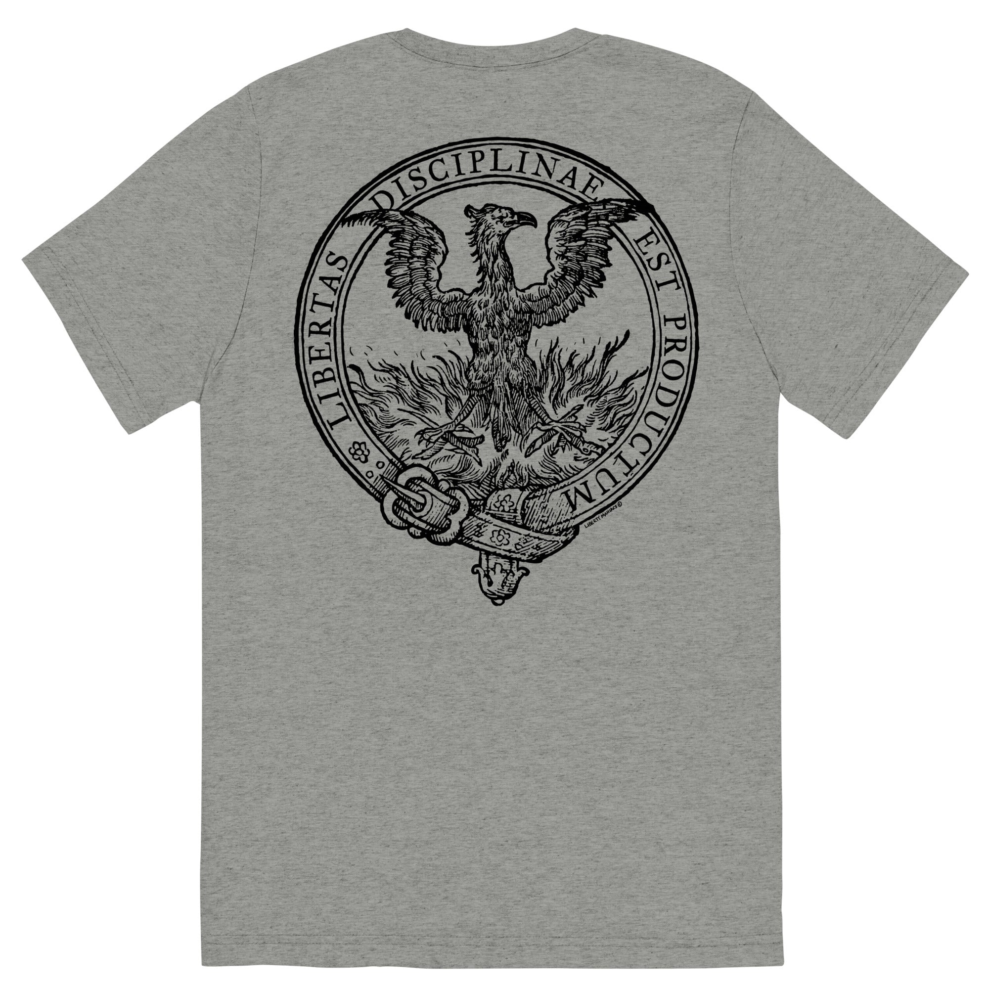 Where Discipline Reigns Liberty Flourishes Tri-Blend Graphic T-Shirt