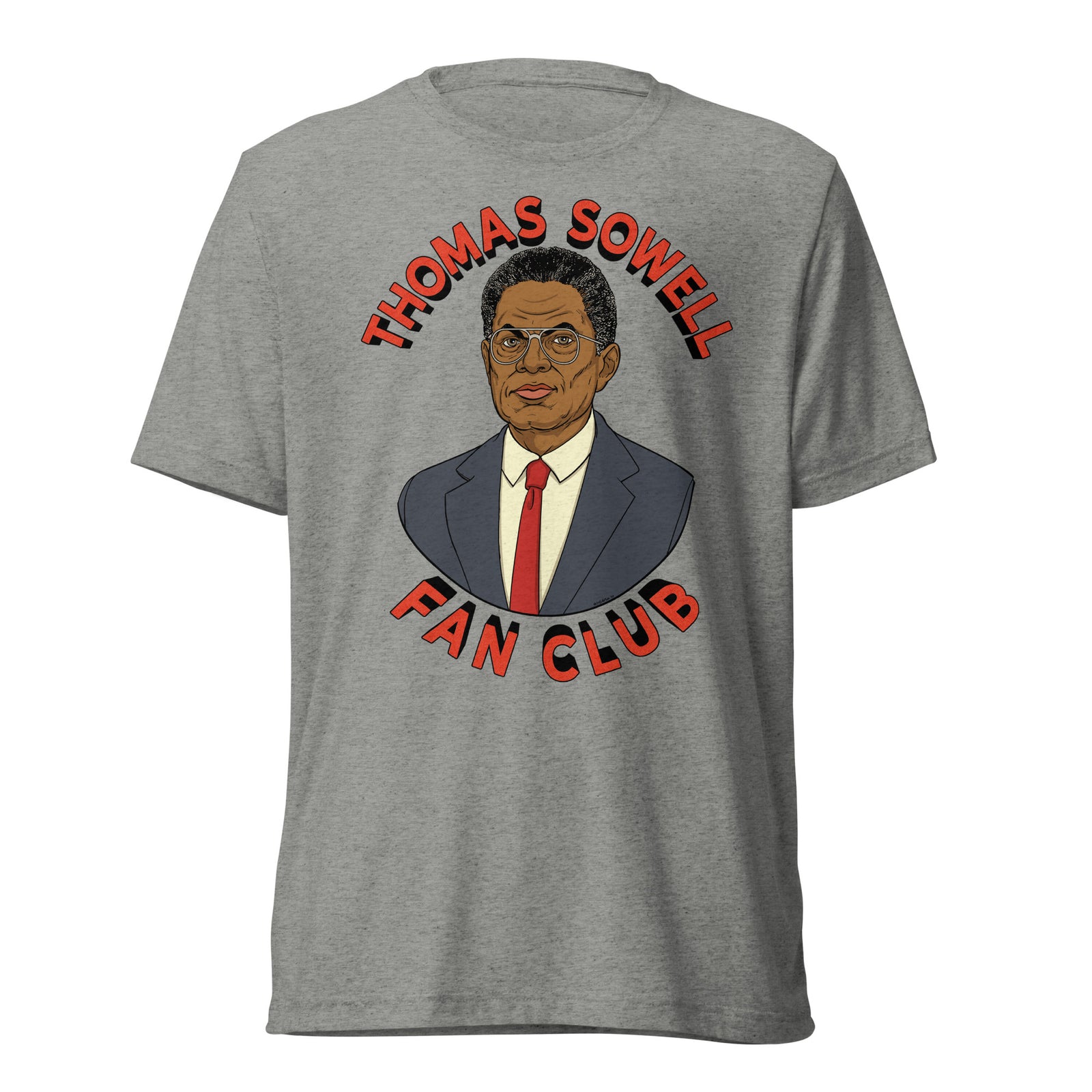 Thomas Sowell Fan Club Tri-Blend Track Shirt