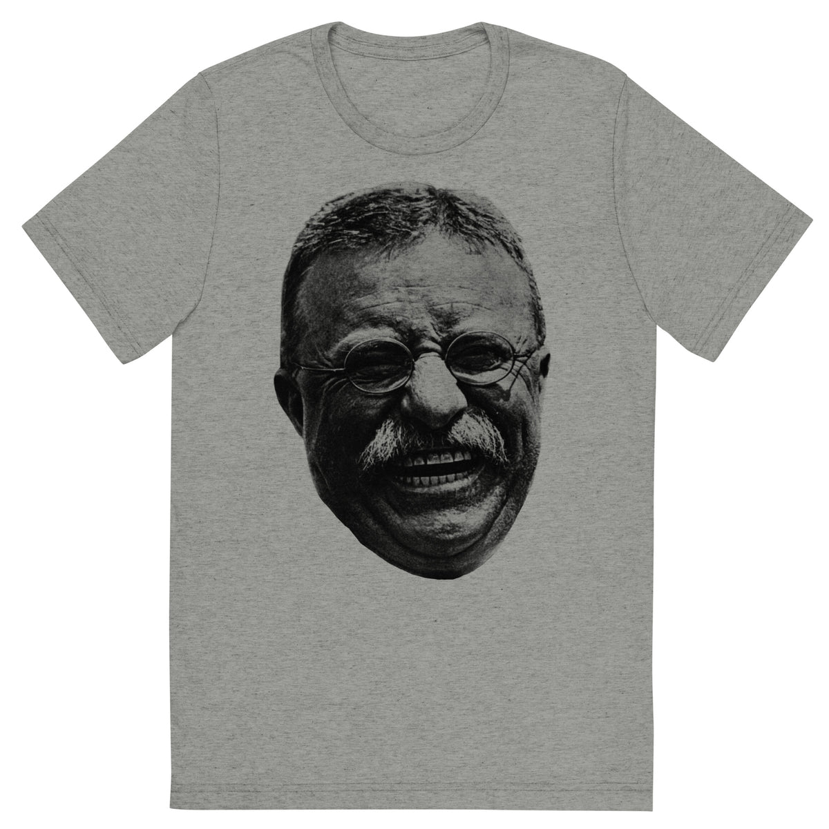Teddy Roosevelt Laughing Triblend T-Shirt