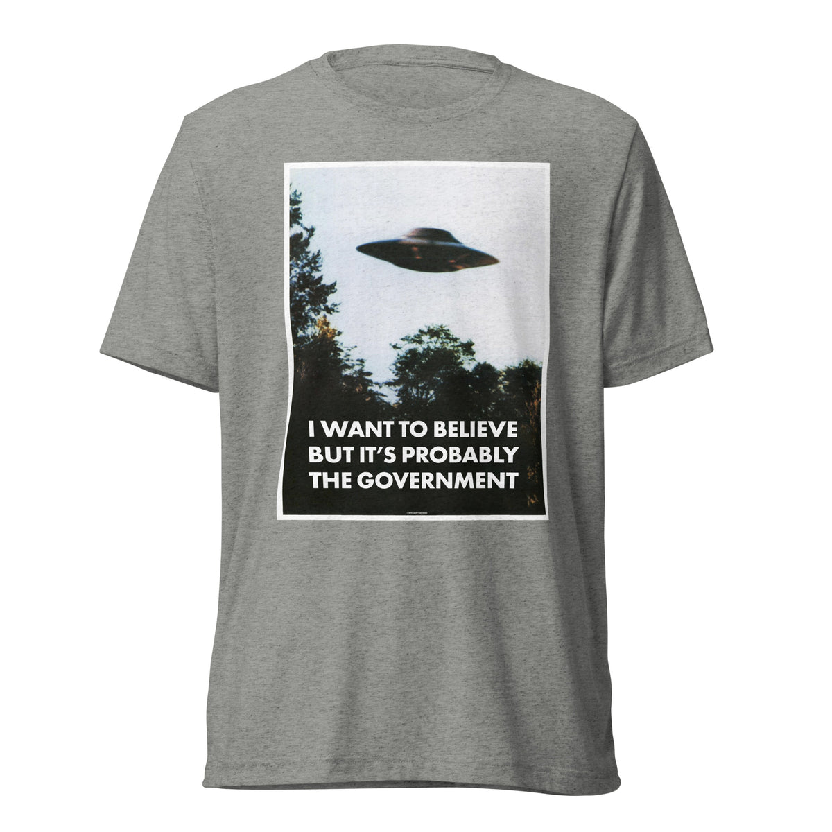 I Want To Believe But It&#39;s Probably the Government Tri-blend T-shirt