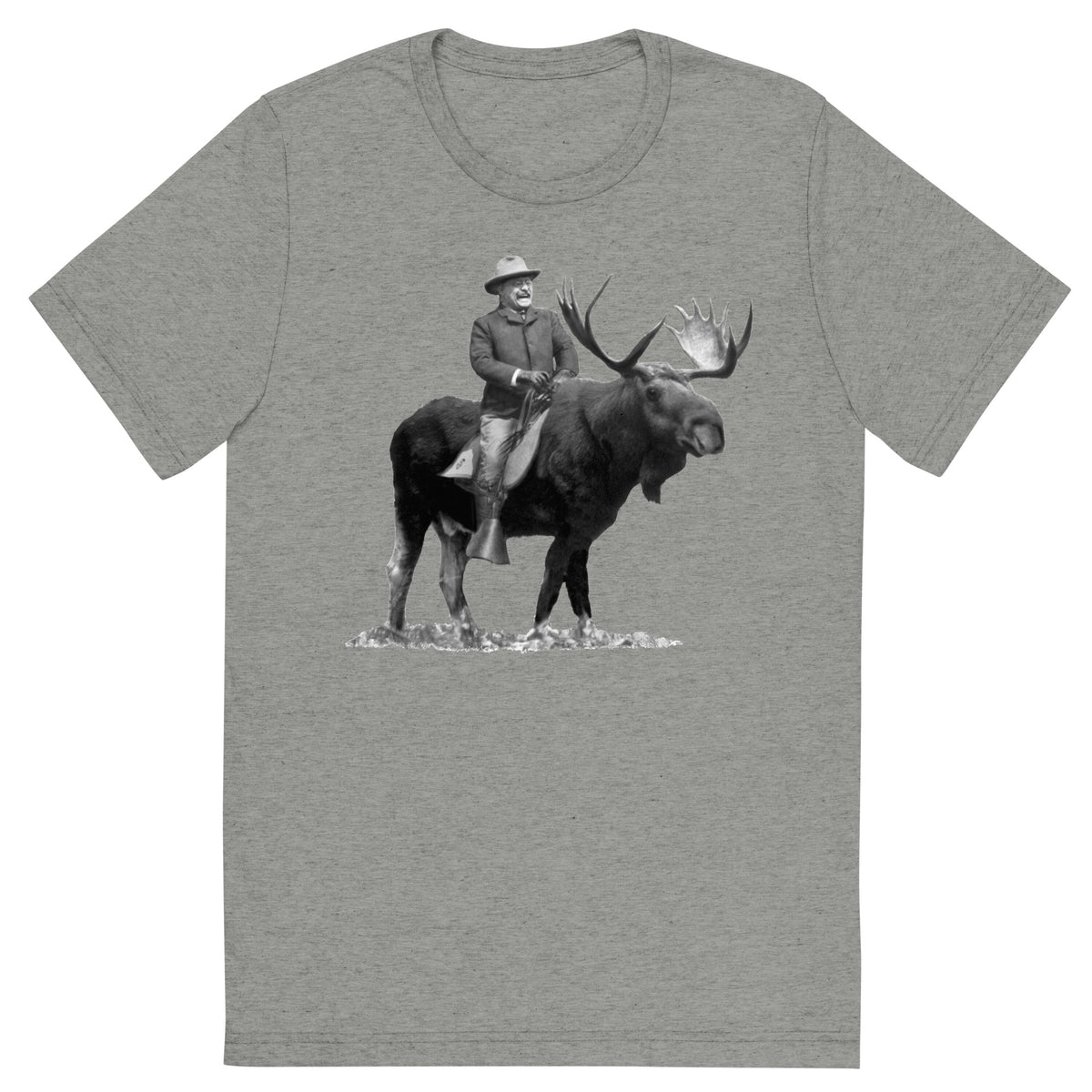 Teddy Roosevelt Bullmoose Tri-Blend T-Shirt