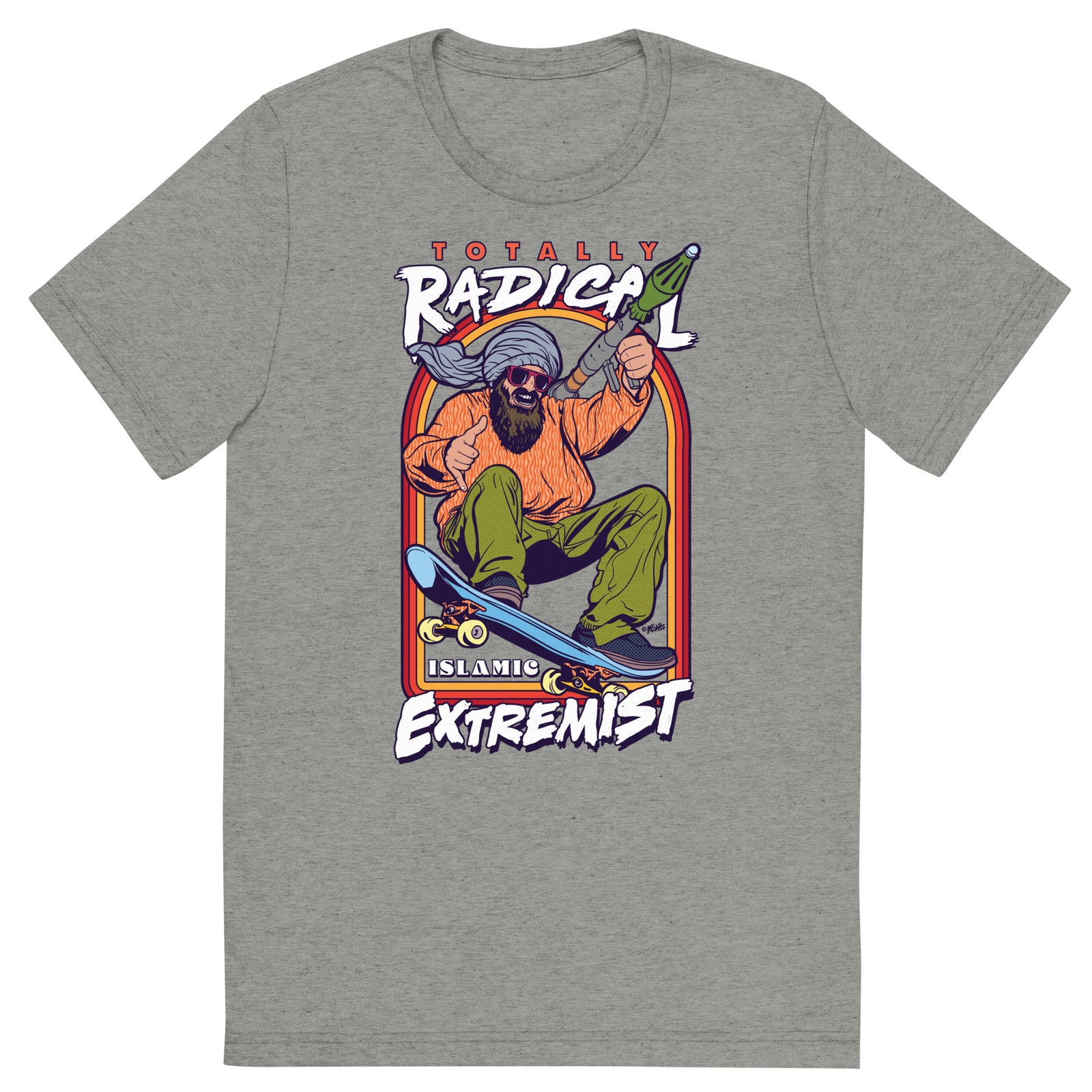 Totally Radical Islamic Extremist Tri-Blend Track Shirt
