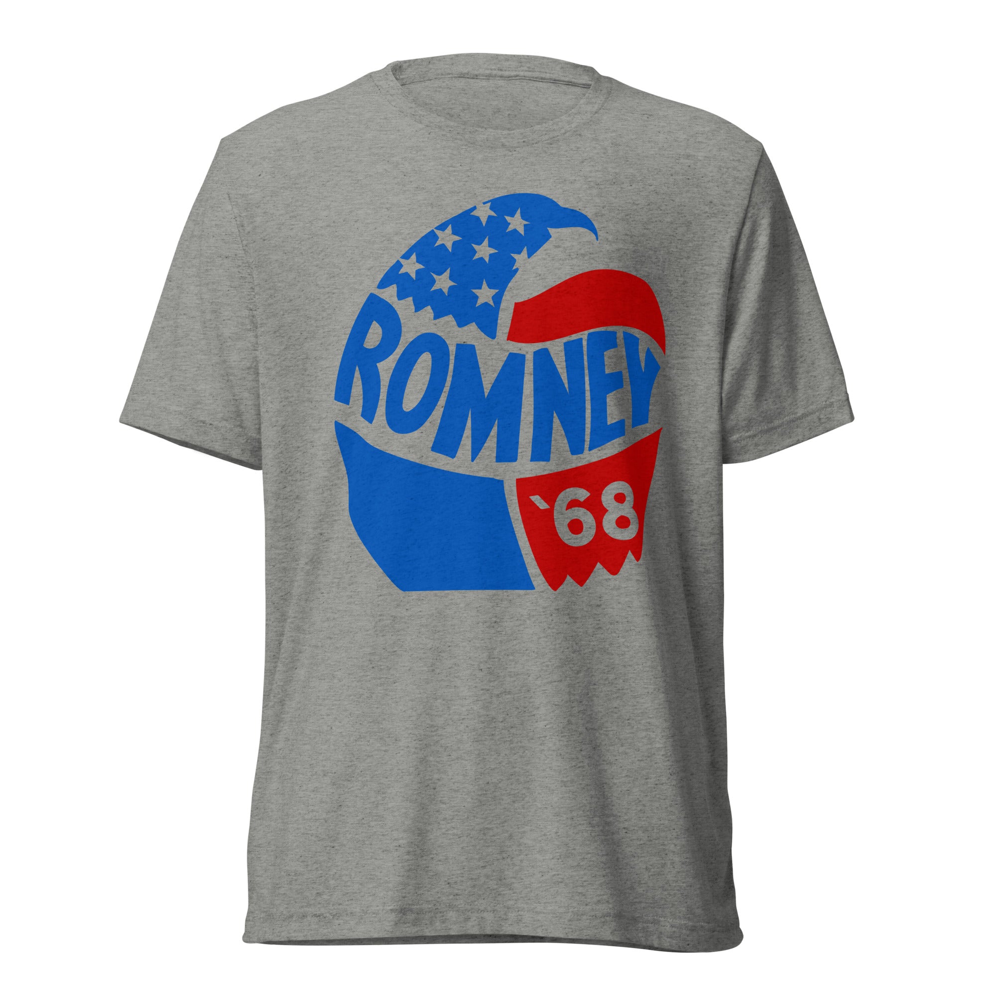 George Romney 1986 Presidential Campaign Tri-Blend Track Shirt