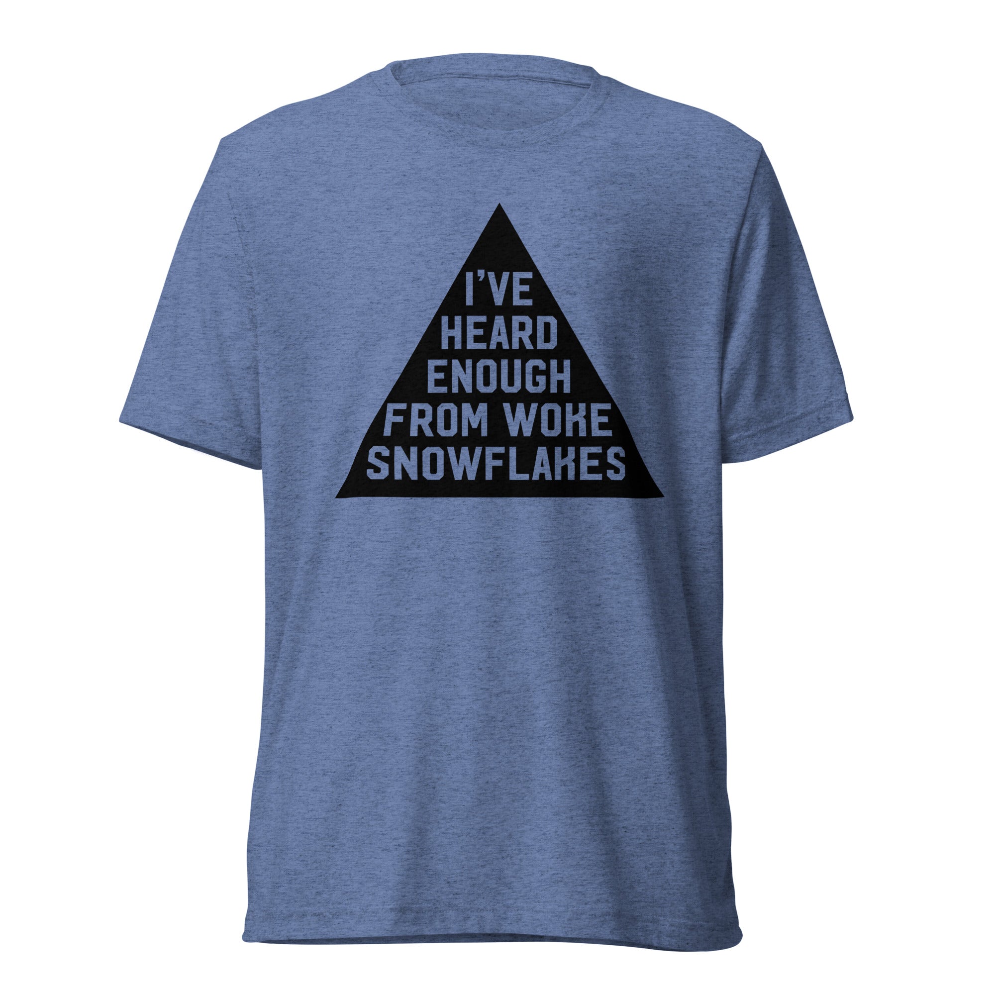 I've Heard Enough from Woke Snowflakes Tri-Blend Gym Shirt